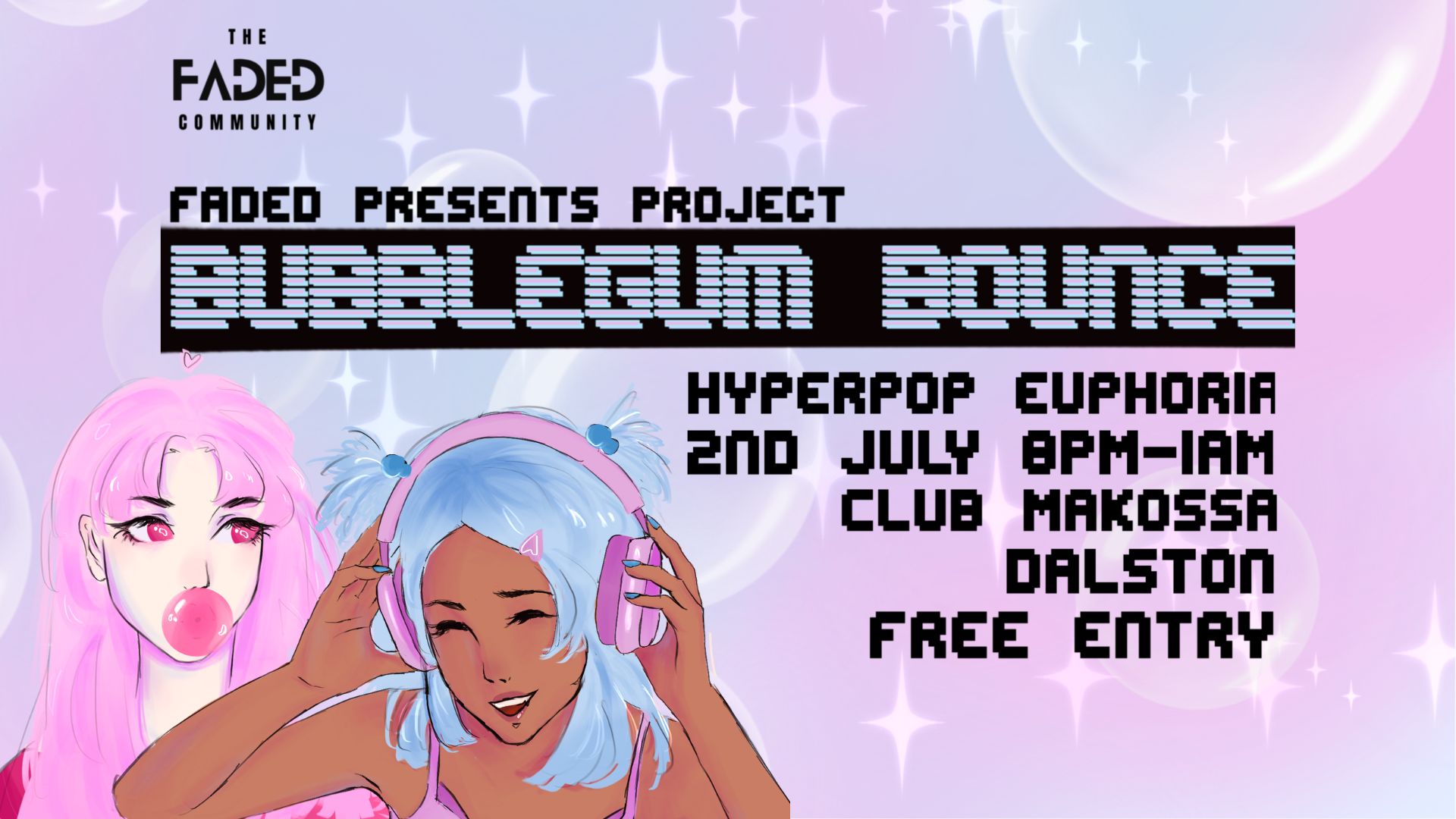 Bubblegum Bounce event poster