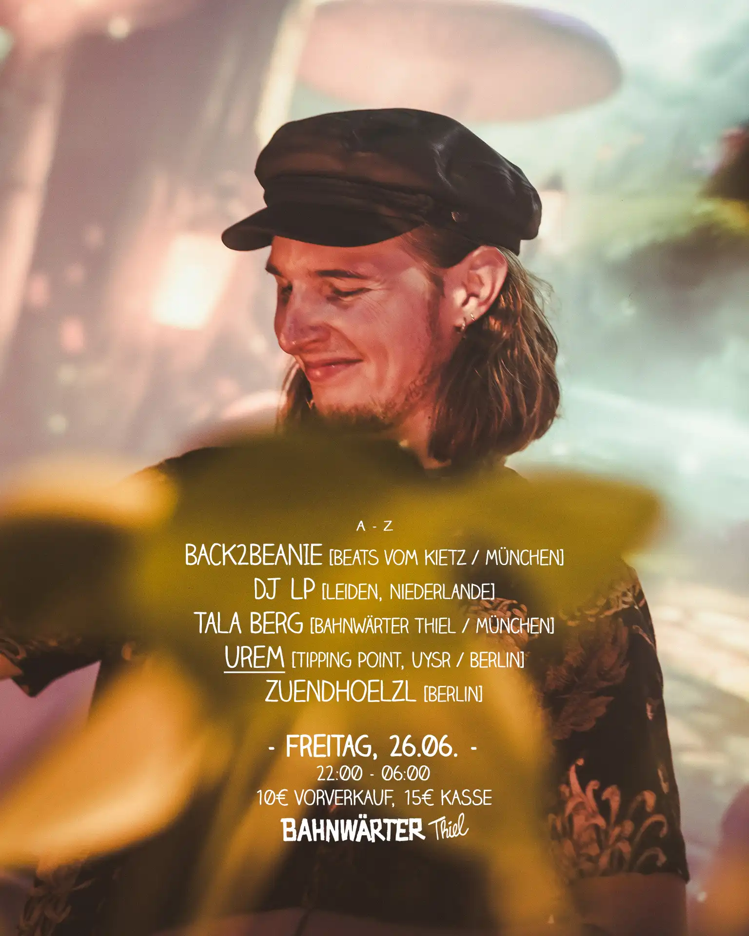 Freitag mit Urem | Bahnwärter Thiel event poster