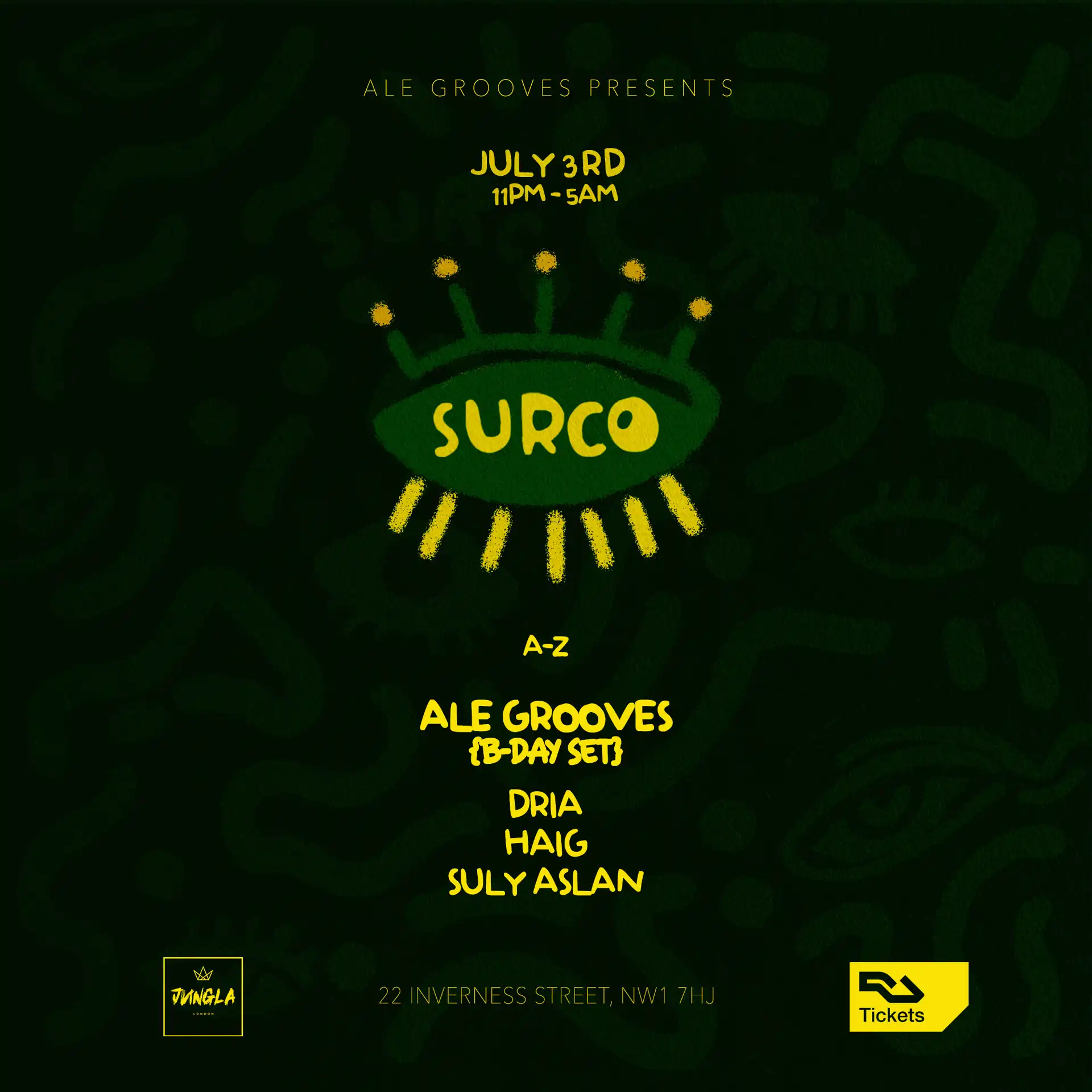 SURCO event poster