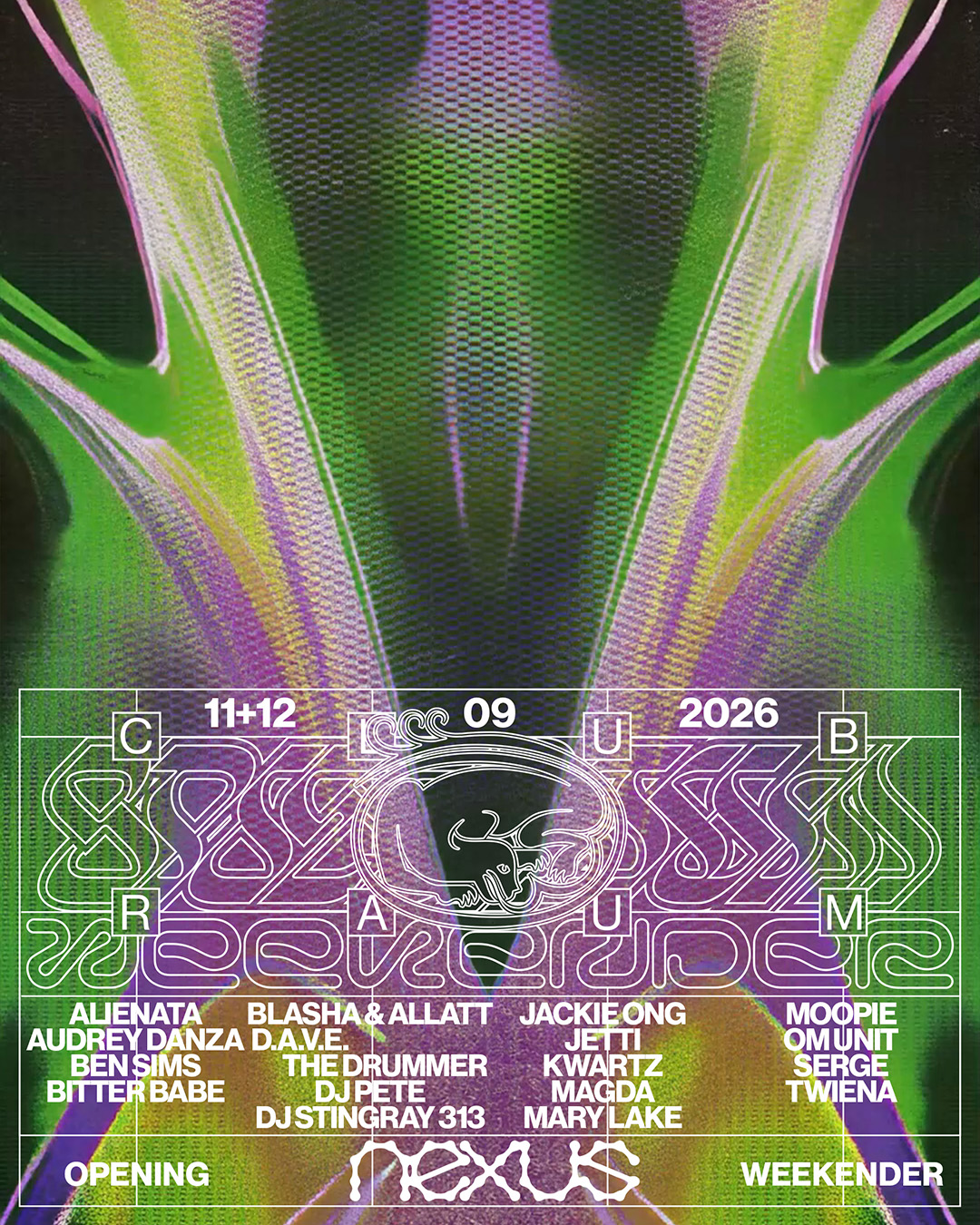 SPIELRAUM Weekender: Nexus opening event poster