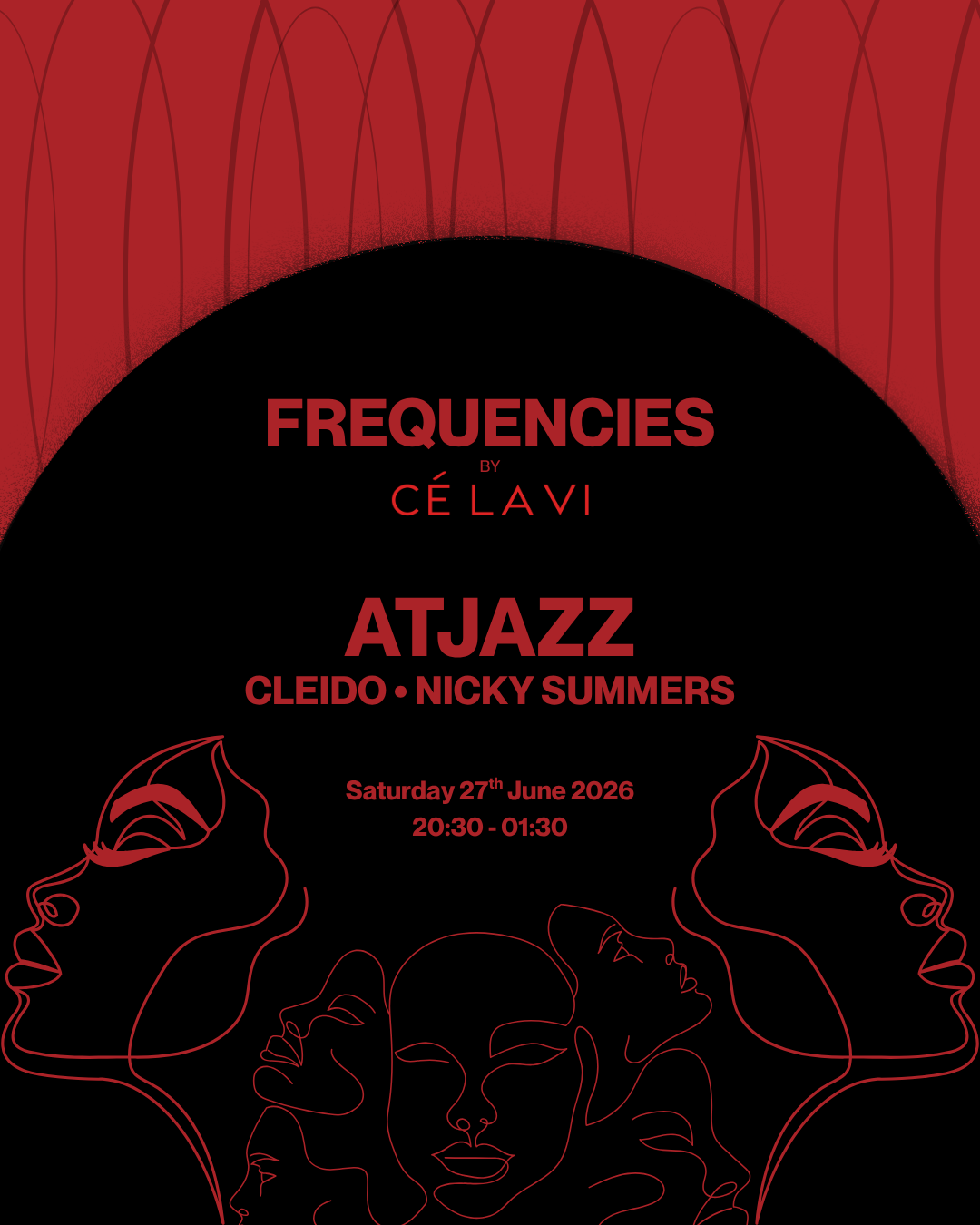 FREQUENCIES by CÉ LA VI event poster