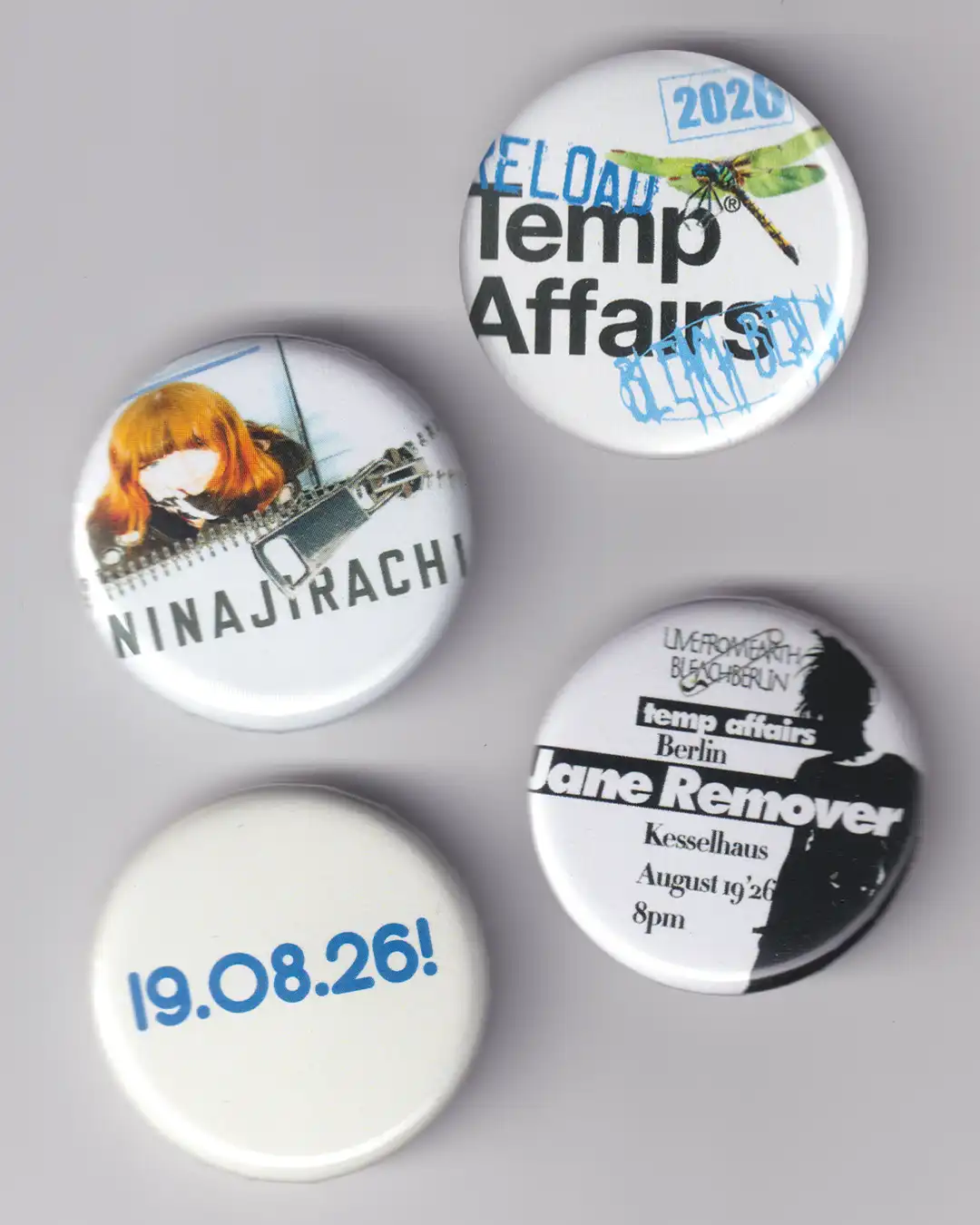 Temp Affairs w/ Jane Remover and Ninajirachi event poster