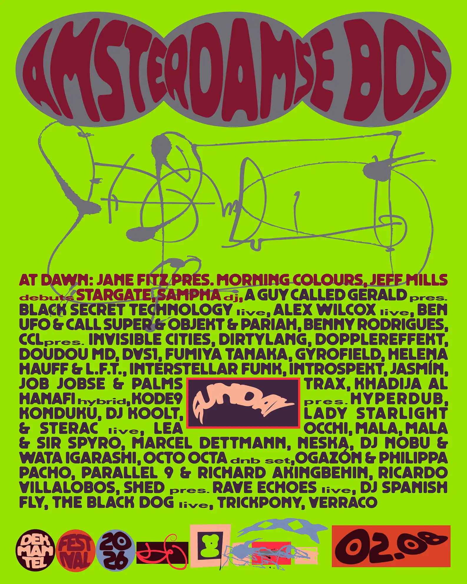 Dekmantel Festival 2026 - Sunday event poster