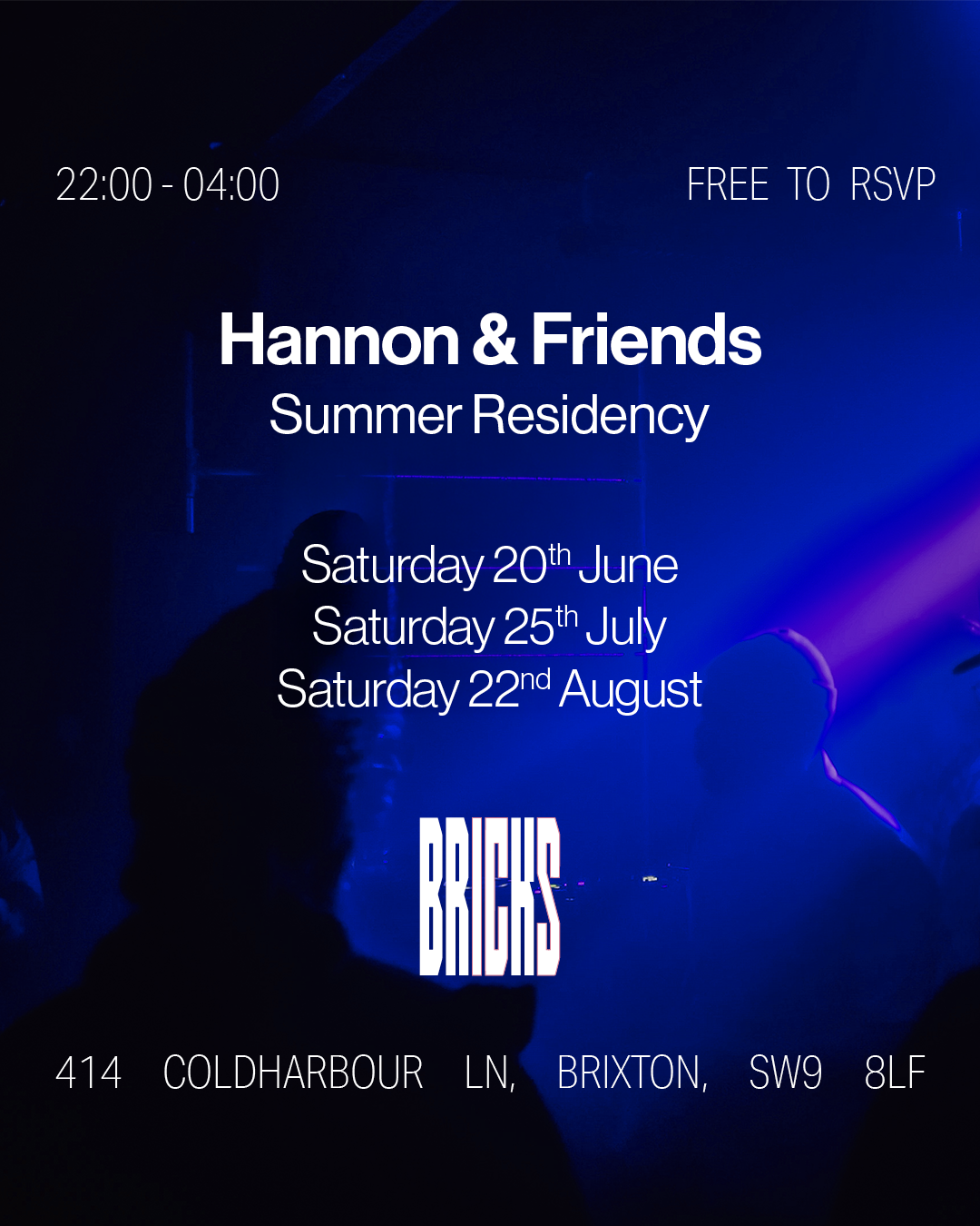 Hannon & Friends event poster