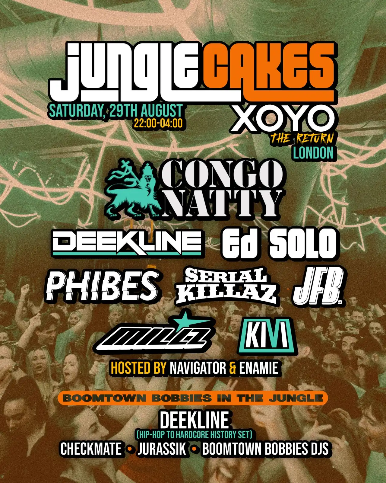 Jungle Cakes: The Return event poster