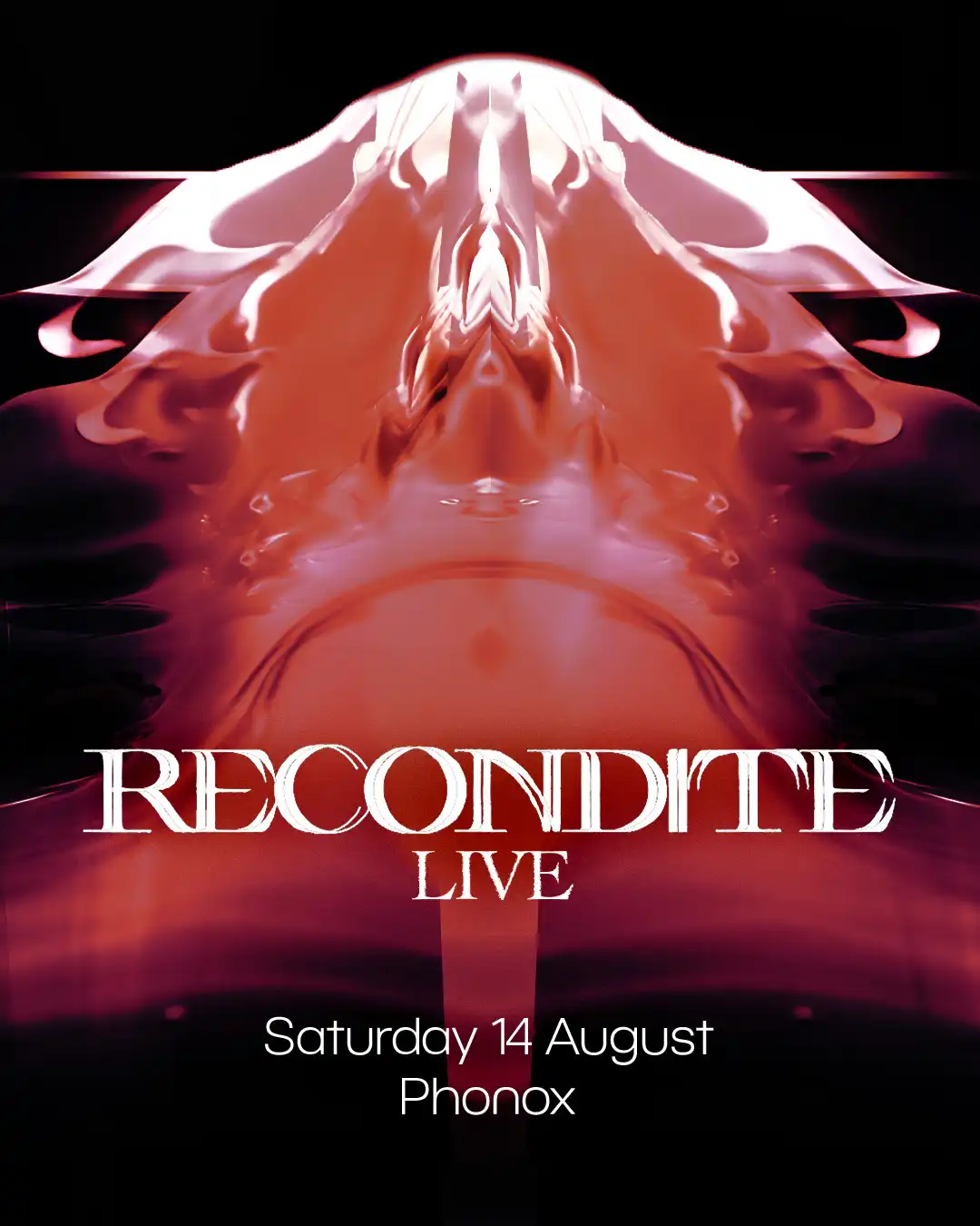 Recondite (Live) event poster