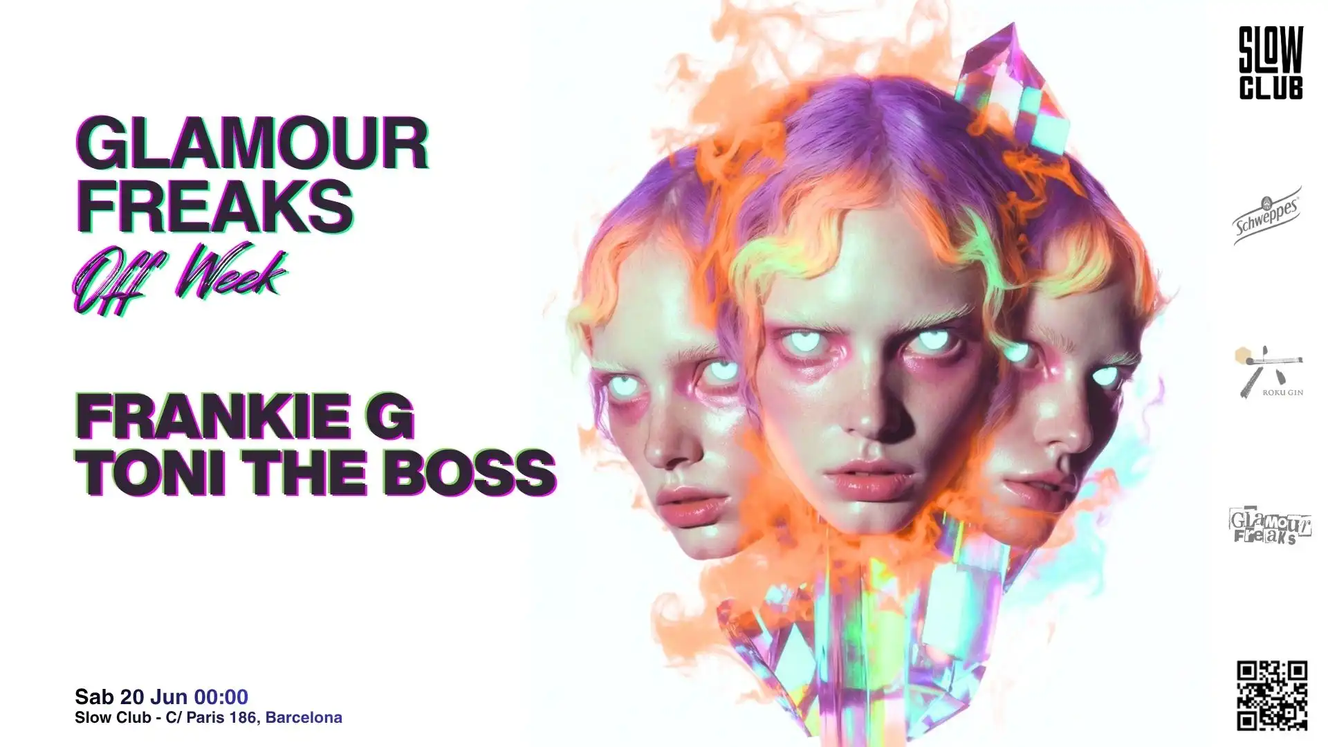 OFFWEEK: Glamour Freaks Showcase event poster
