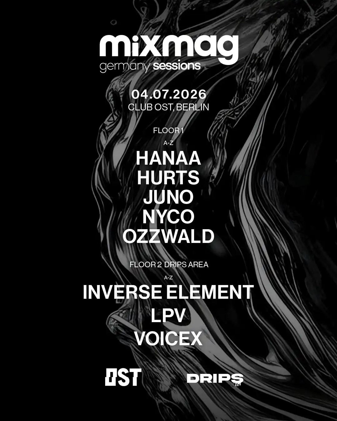 Mixmag Germany Sessions event poster