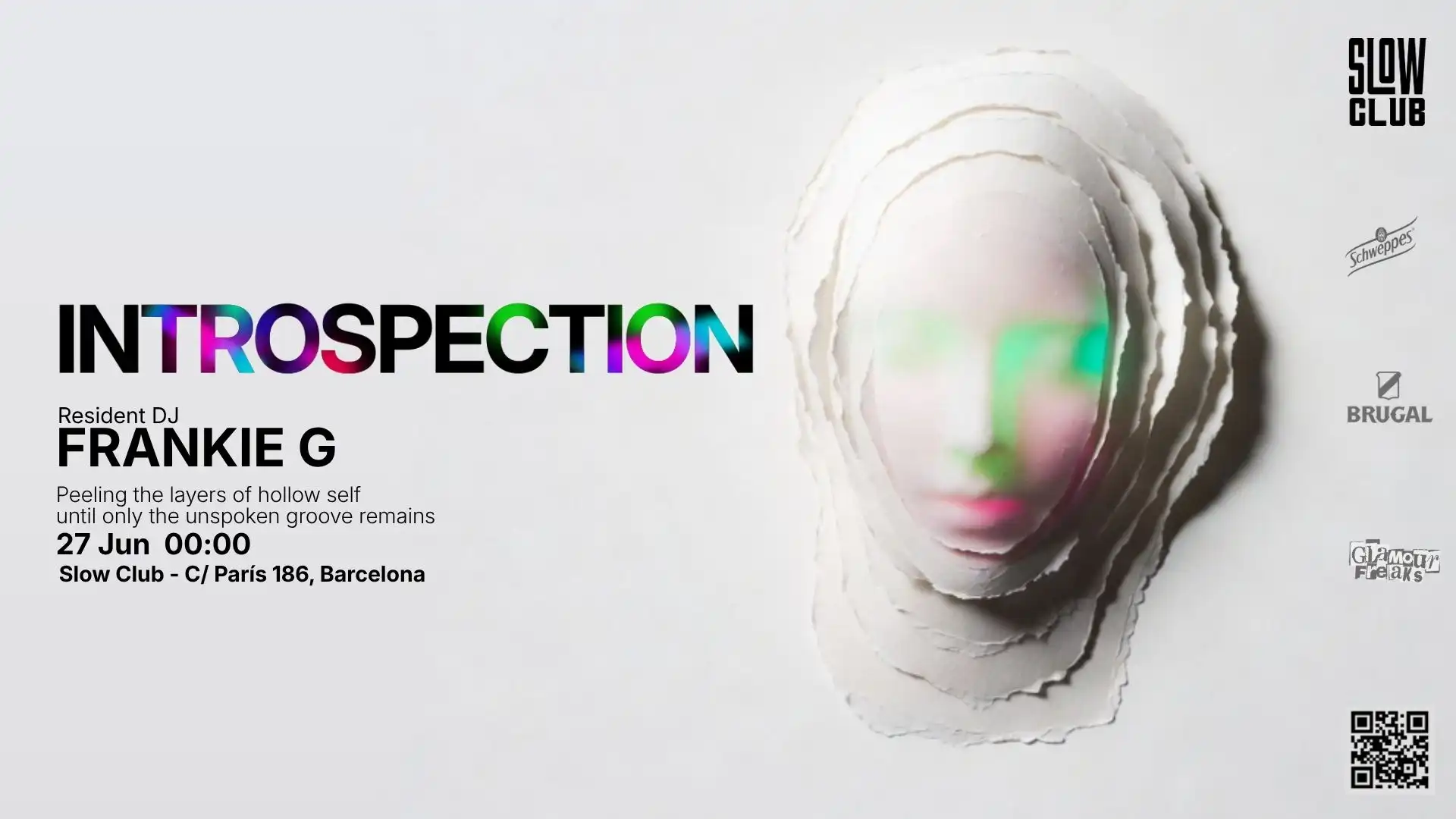 Introspection pres, Frankie G event poster
