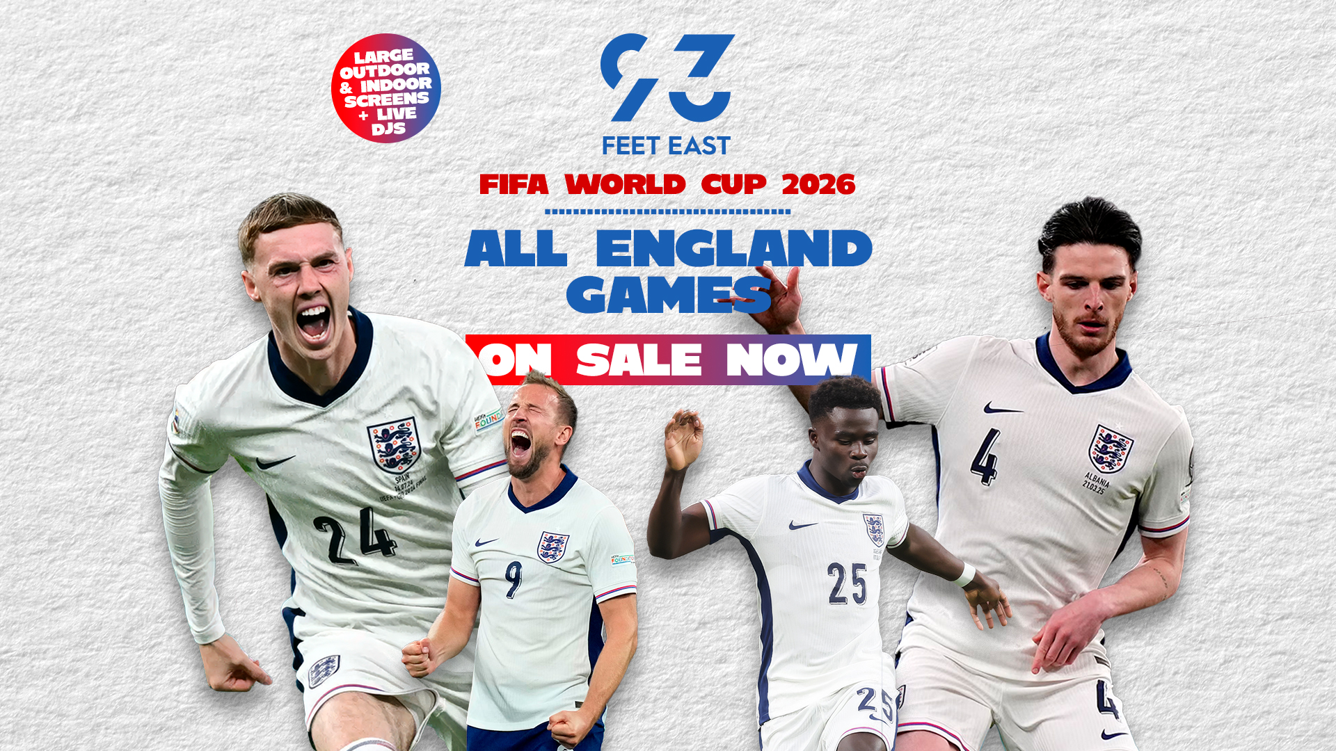 World Cup Shoreditch Fan Zone - England vs Ghana event poster