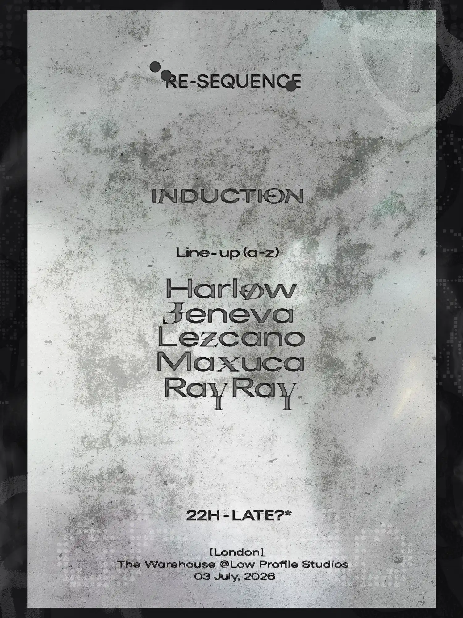 INDUCTION event poster