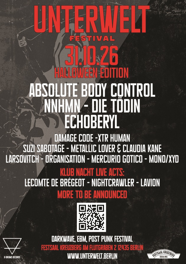 Unterwelt Festival event poster