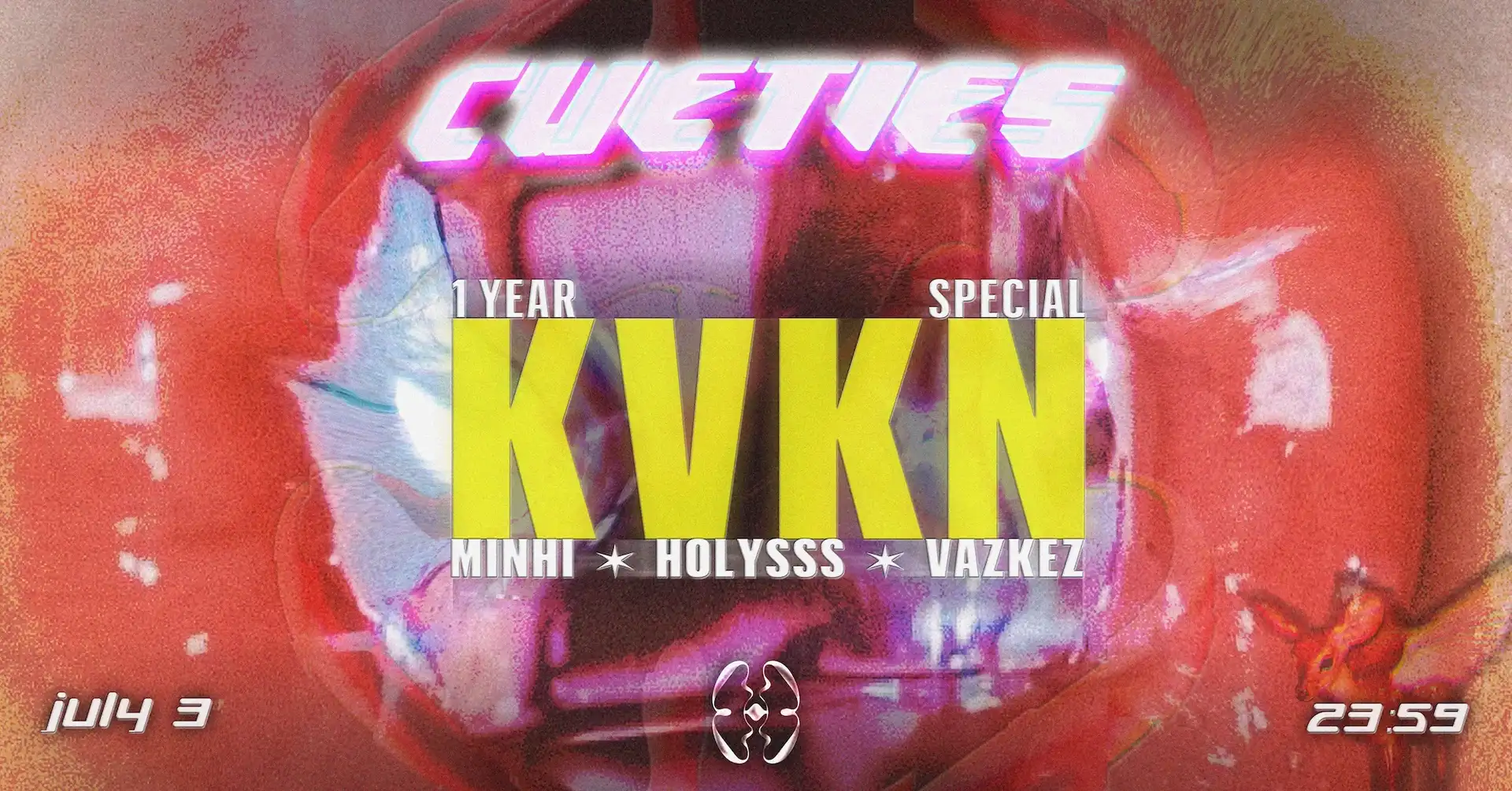 CUETIES: 1 Year Anniversary event poster