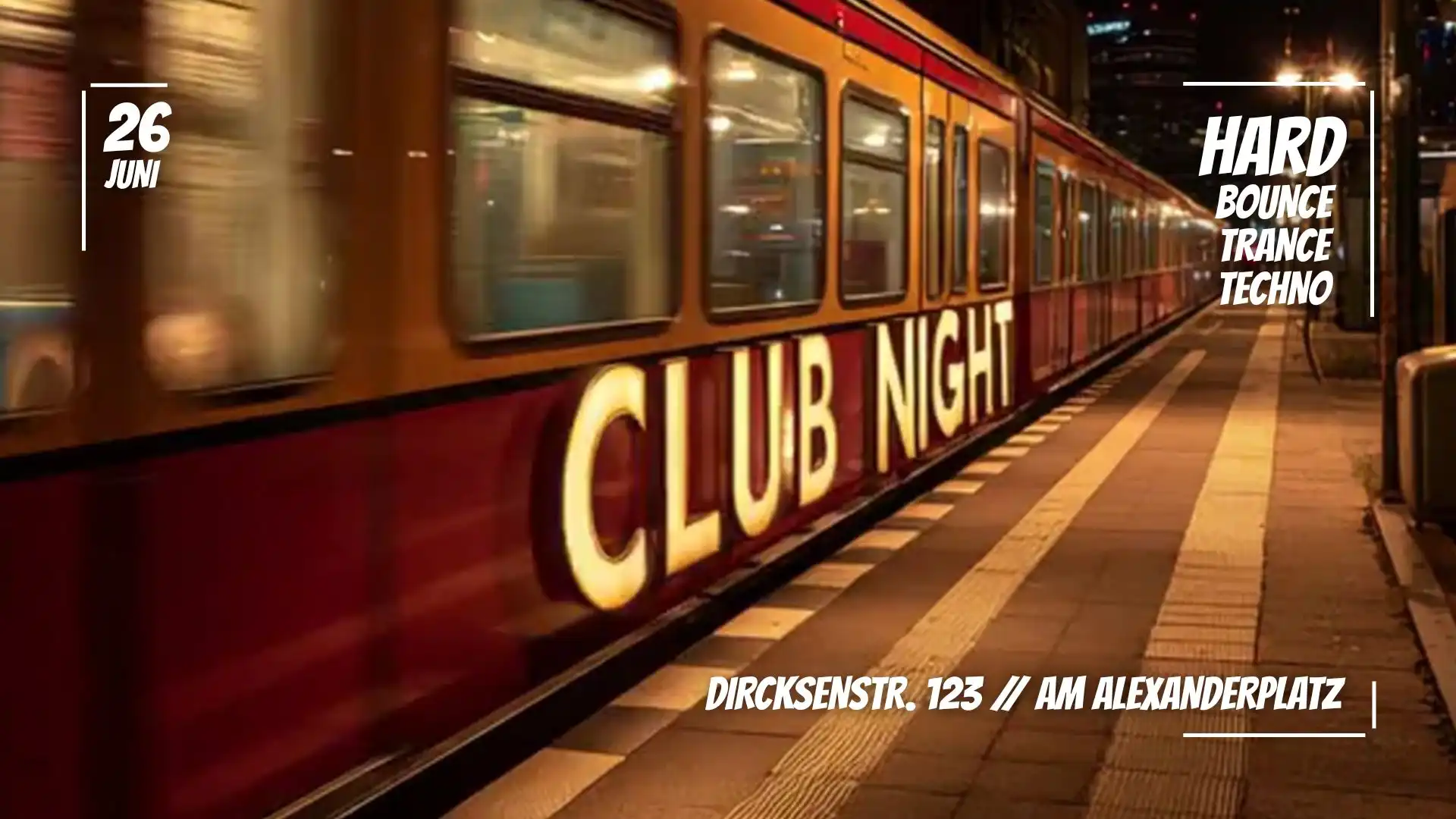 Club Night im Pride Month (2 Floors // Bounce + Techno) event poster