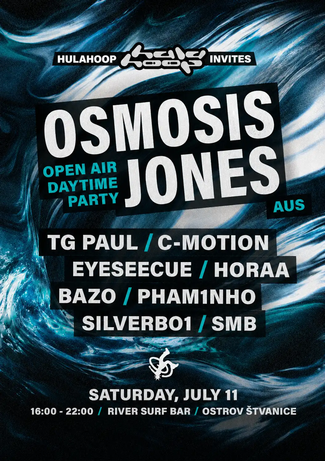 HulaHoop x Osmosis Jones (Daytime Open-Air) event poster