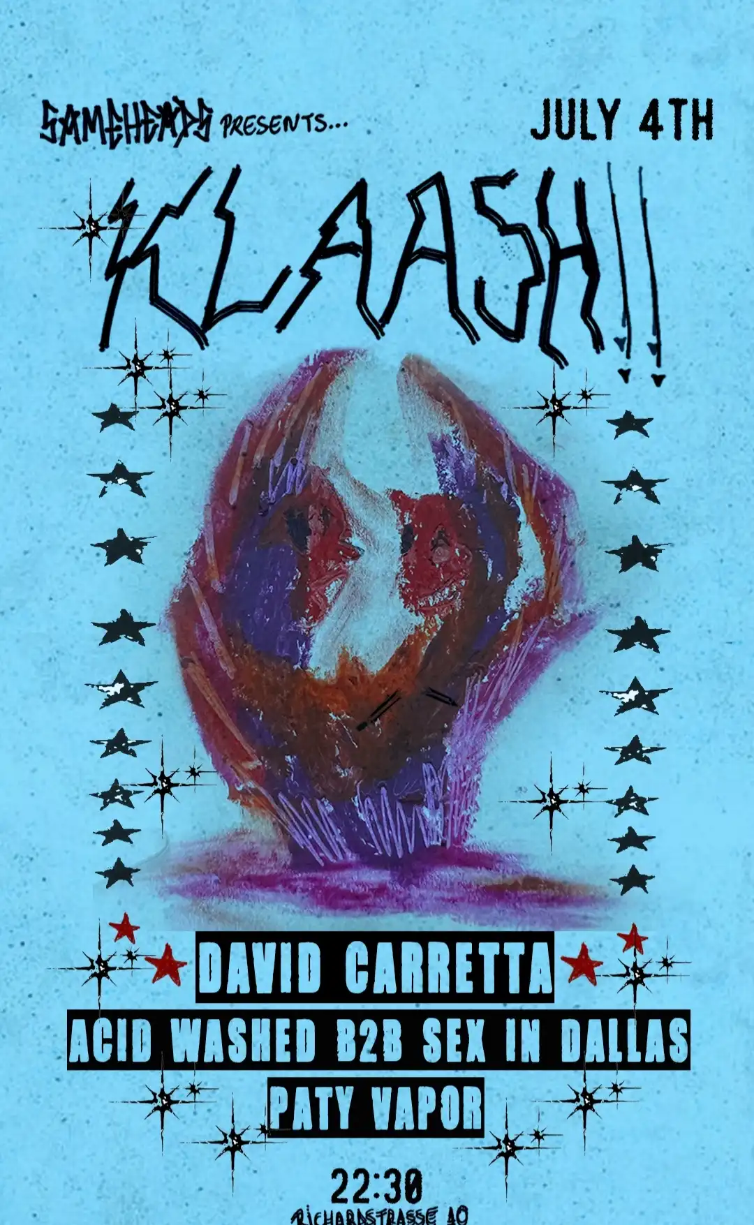 KLAASH event poster