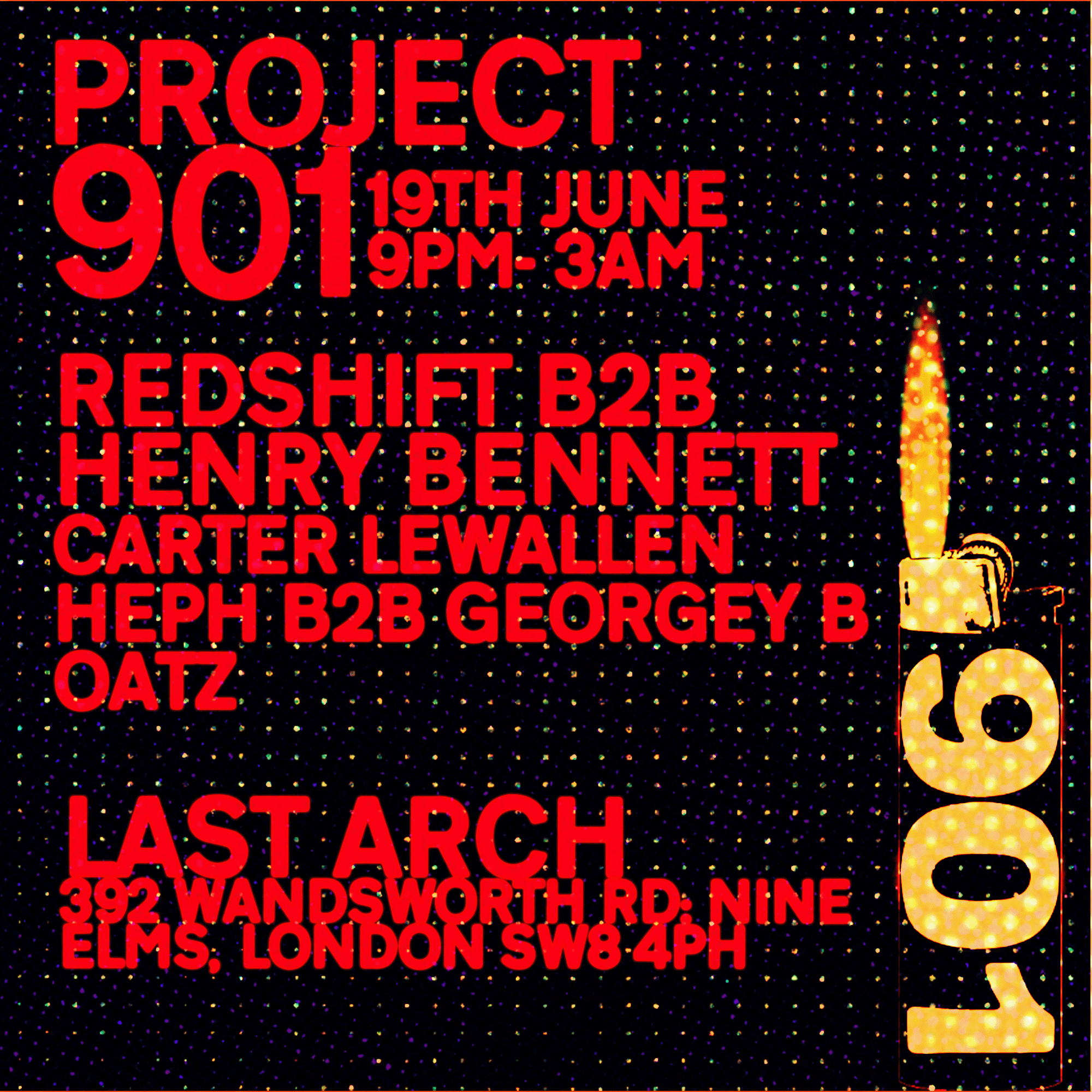 Project 901 - Last Arch event poster