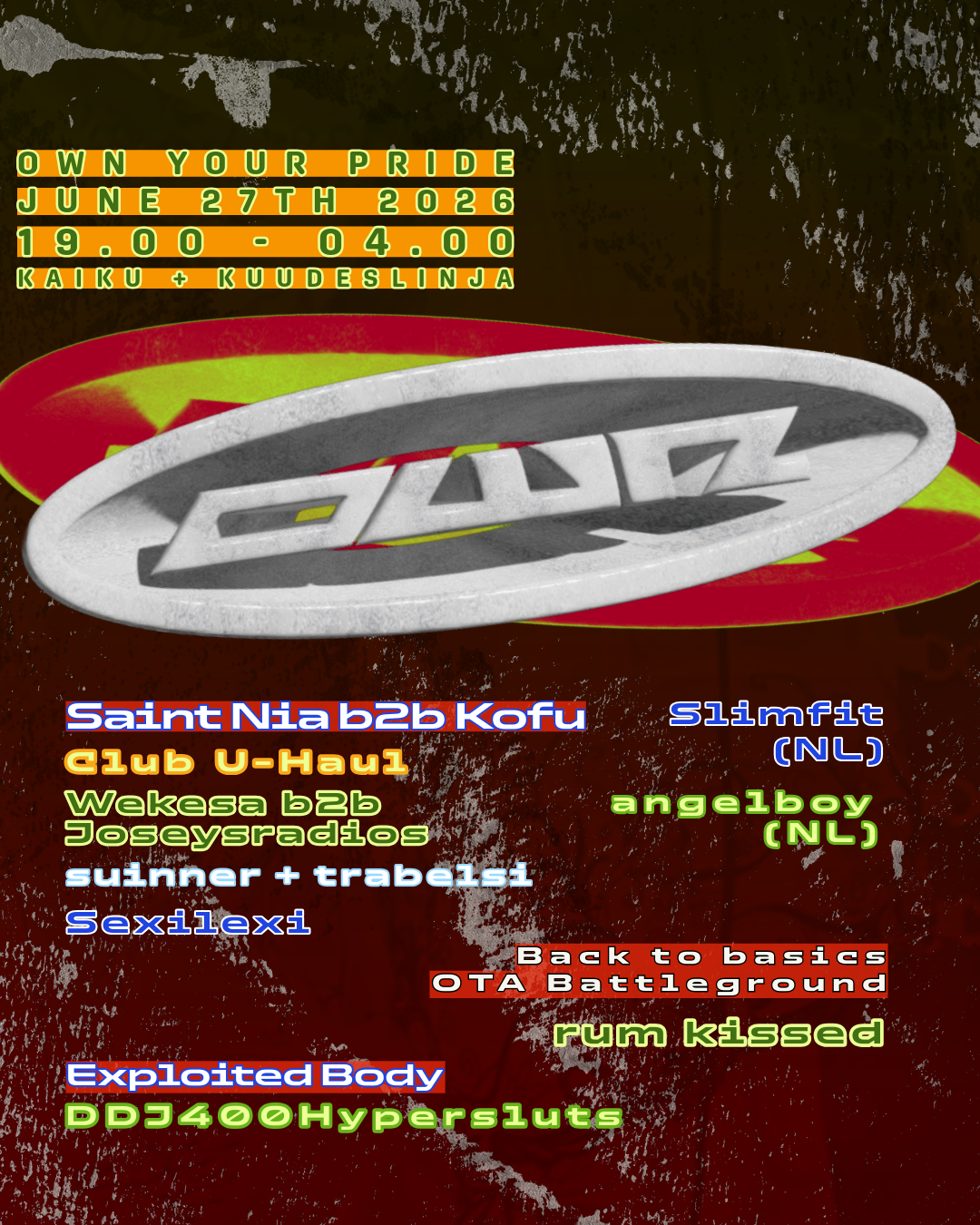 OWN Your Pride event poster