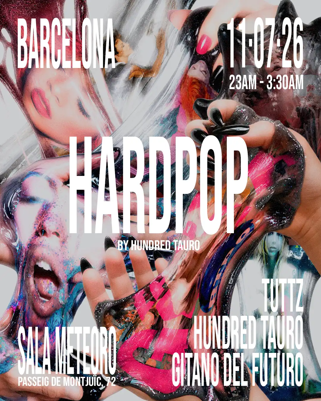 HARDPOP event poster