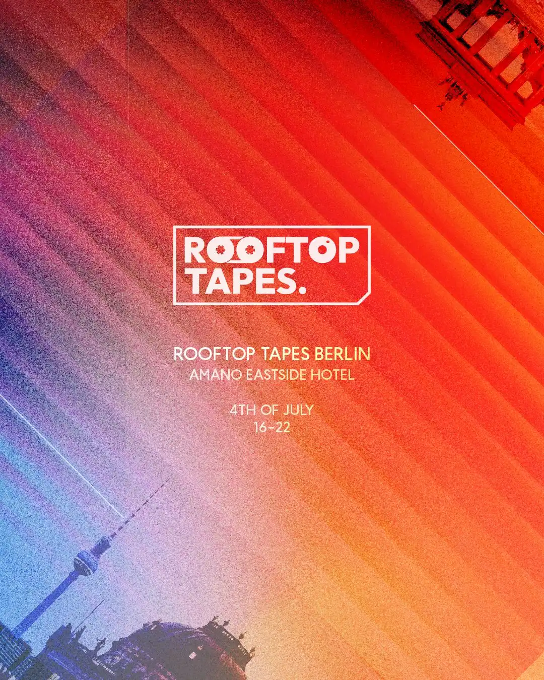 Rooftop Tapes Berlin event poster
