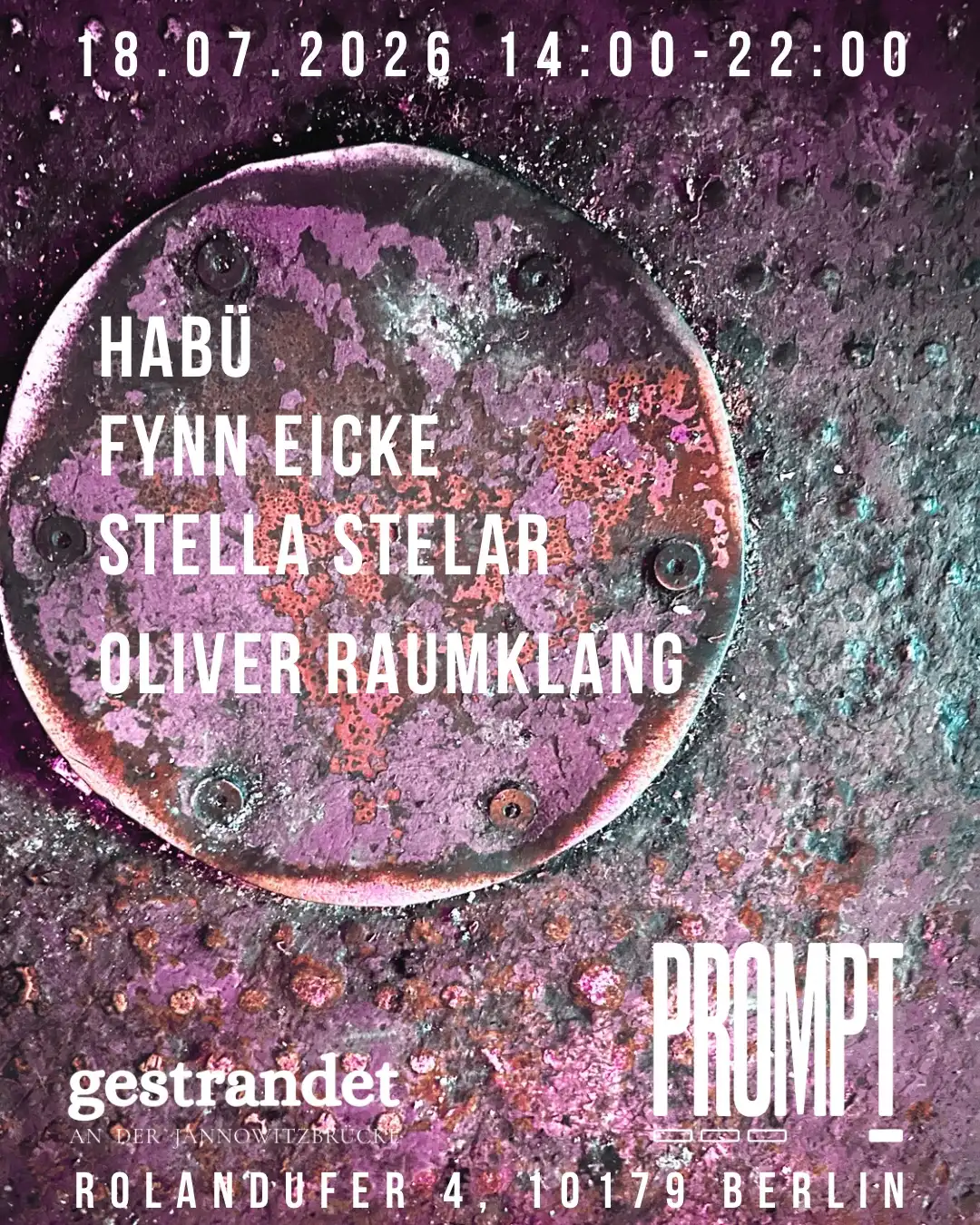 PROMPT OPEN AIR event poster