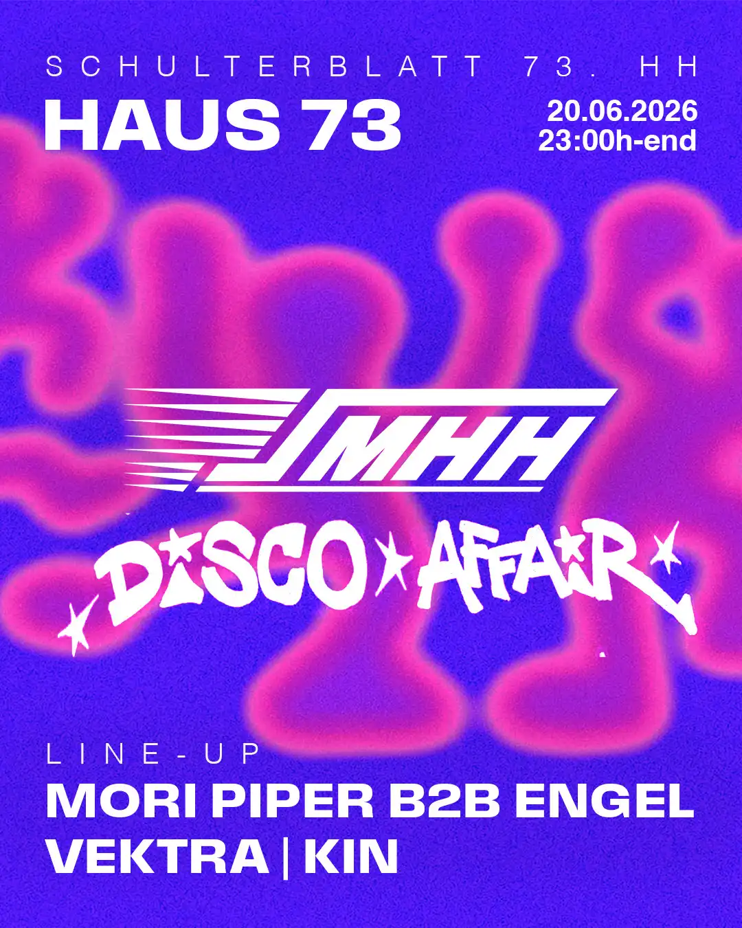 MHH DISCO AFFAIR event poster