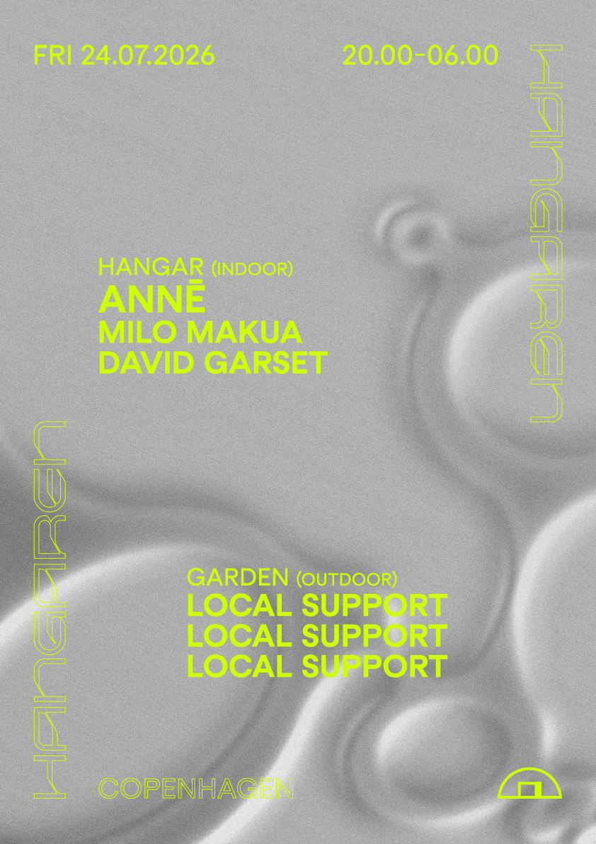 ANNĒ, Milo Makua, David Garset, Vika, Tania Just, Lucky Lube event poster