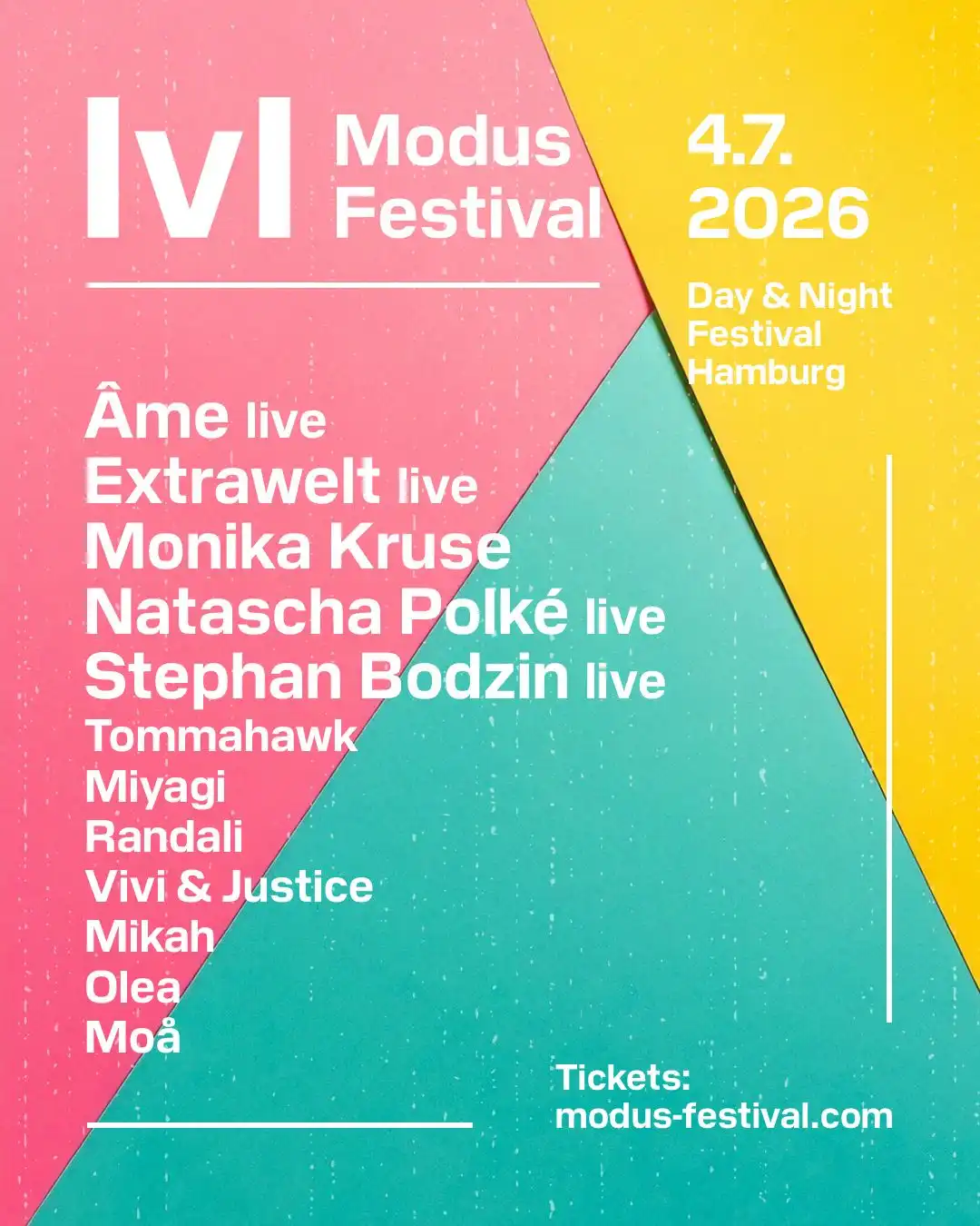 Modus Festival Aftershow event poster