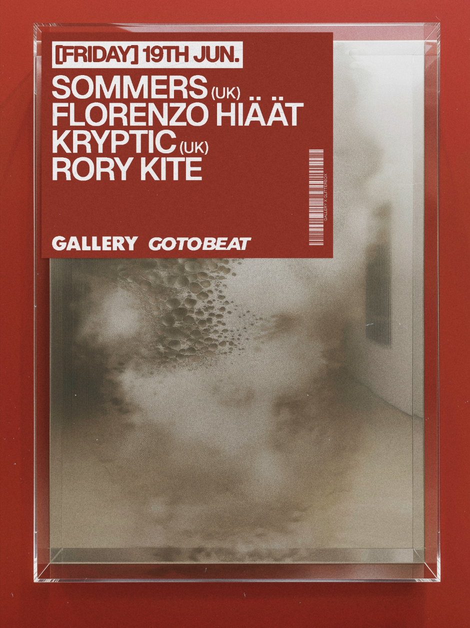 SOMMERS (UK), FLORENZO HIÄÄT, Kryptic (UK), RORY KITE event poster