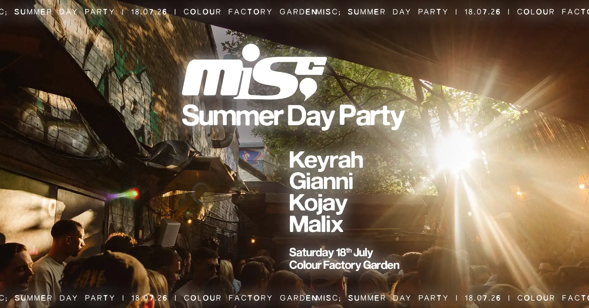 Summer Open-Air Day Party: Keyrah, Gianni, Kojay, malix + more event poster
