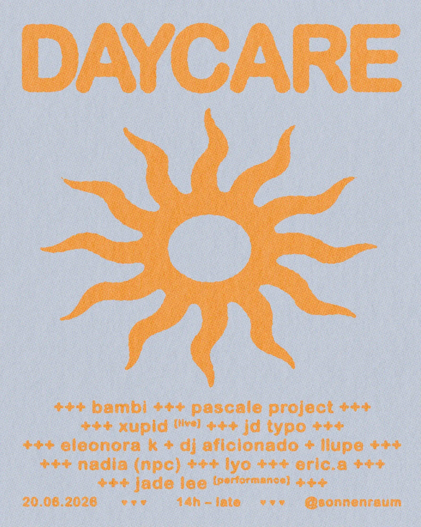 daycare event poster