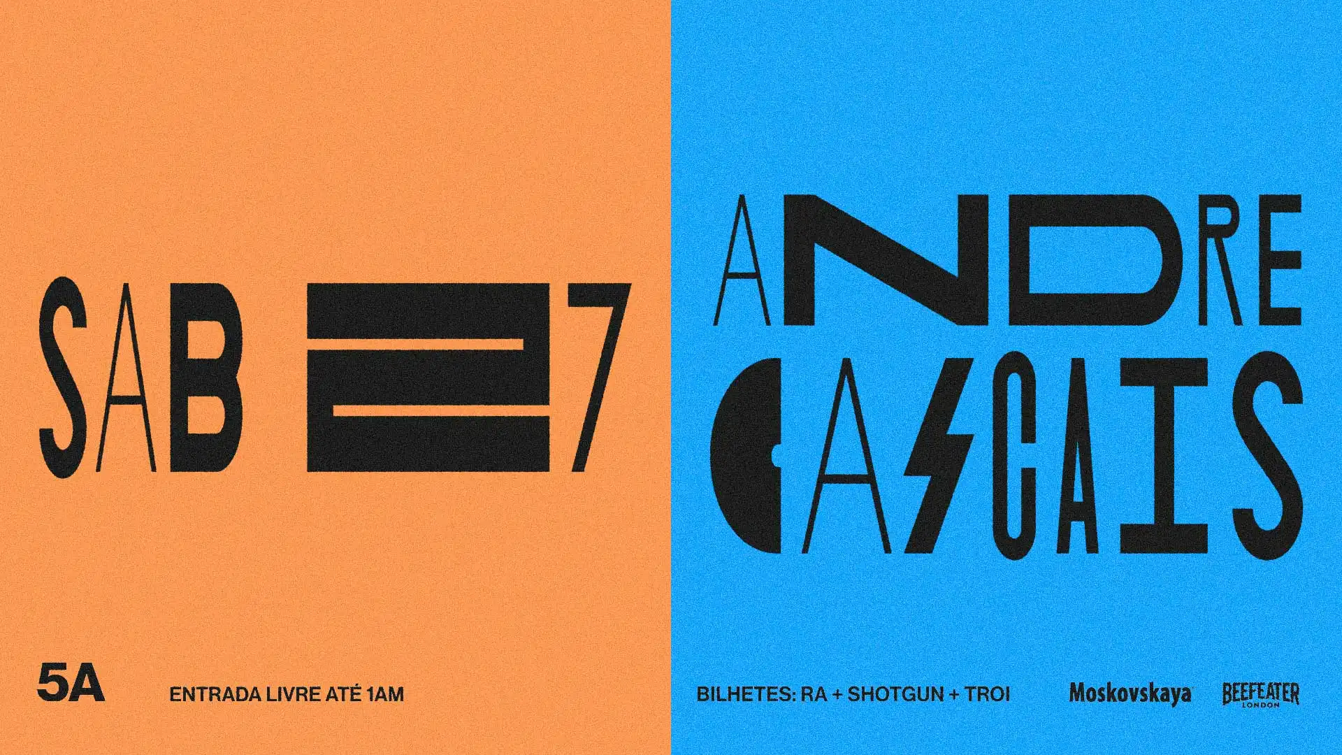 André Cascais event poster