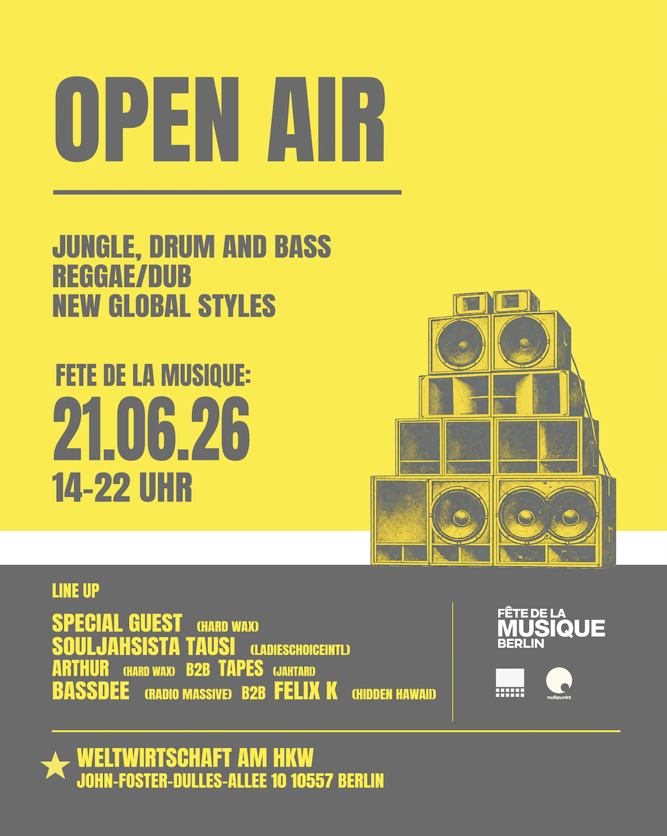 Open Air Terasse auf der Terasse der Weltwirtschaft am HKW - Féte de la musique event poster