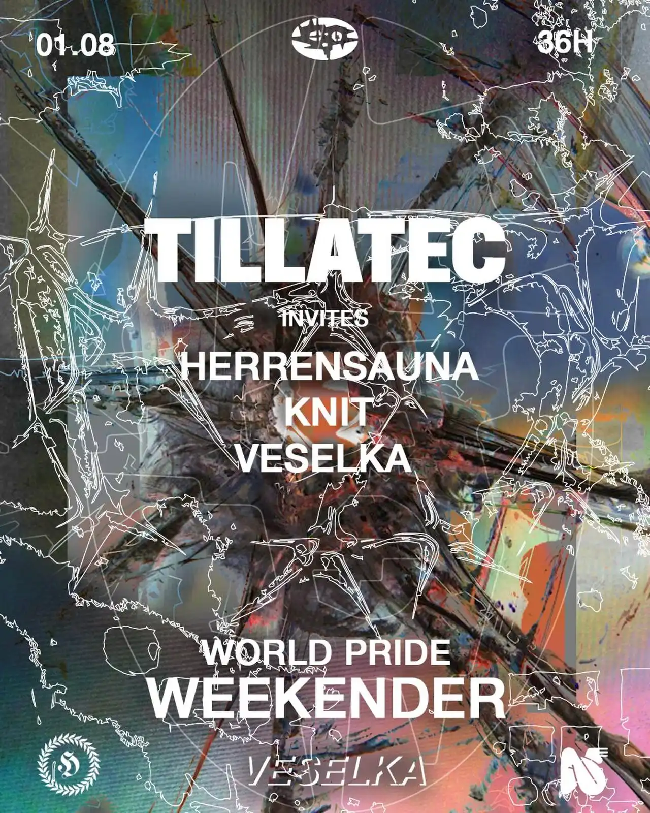 TILLATEC invites: Herrensauna + KNIT event poster