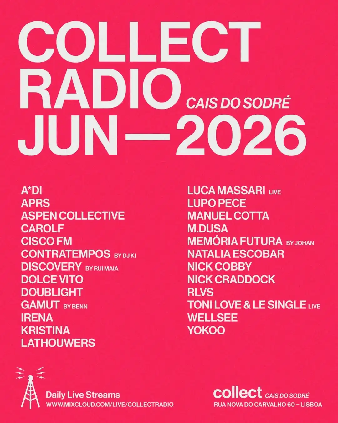 COLLECT w/ NICK CRADDOCK event poster
