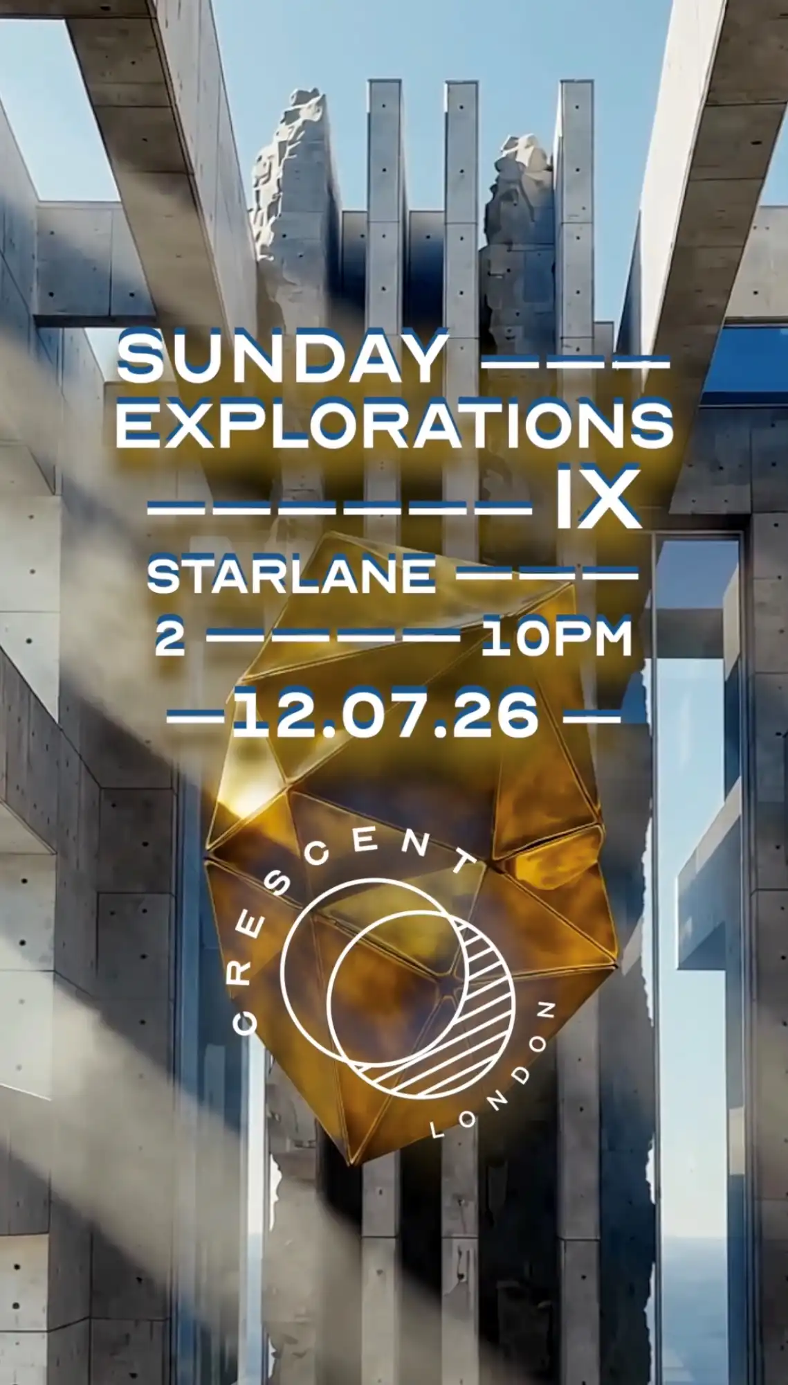 Crescent London: Sunday Explorations IX event poster