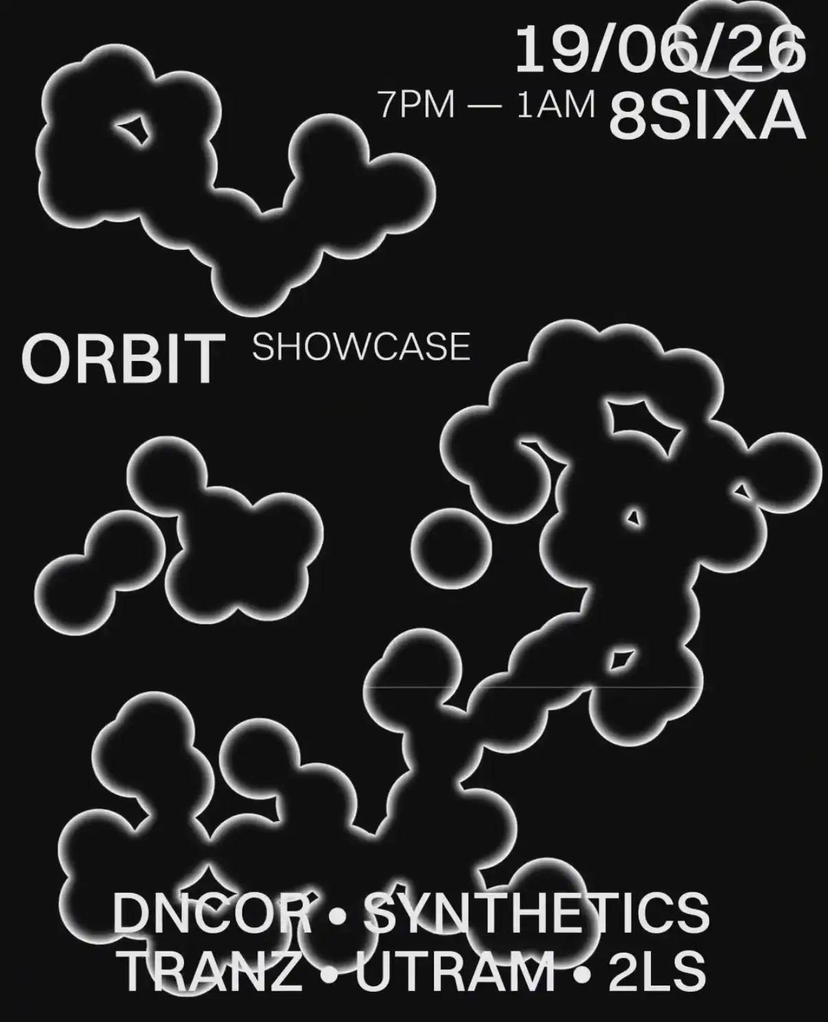 Orbit Showcase event poster