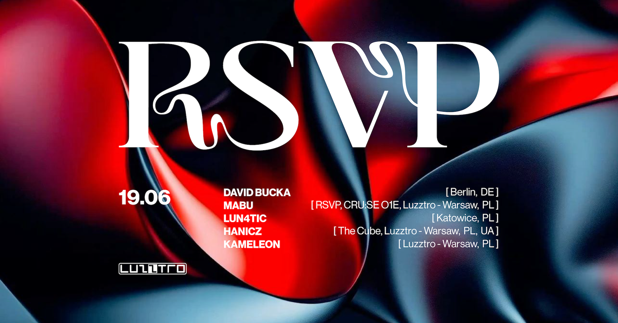 RSVP presents: David Bucka event poster