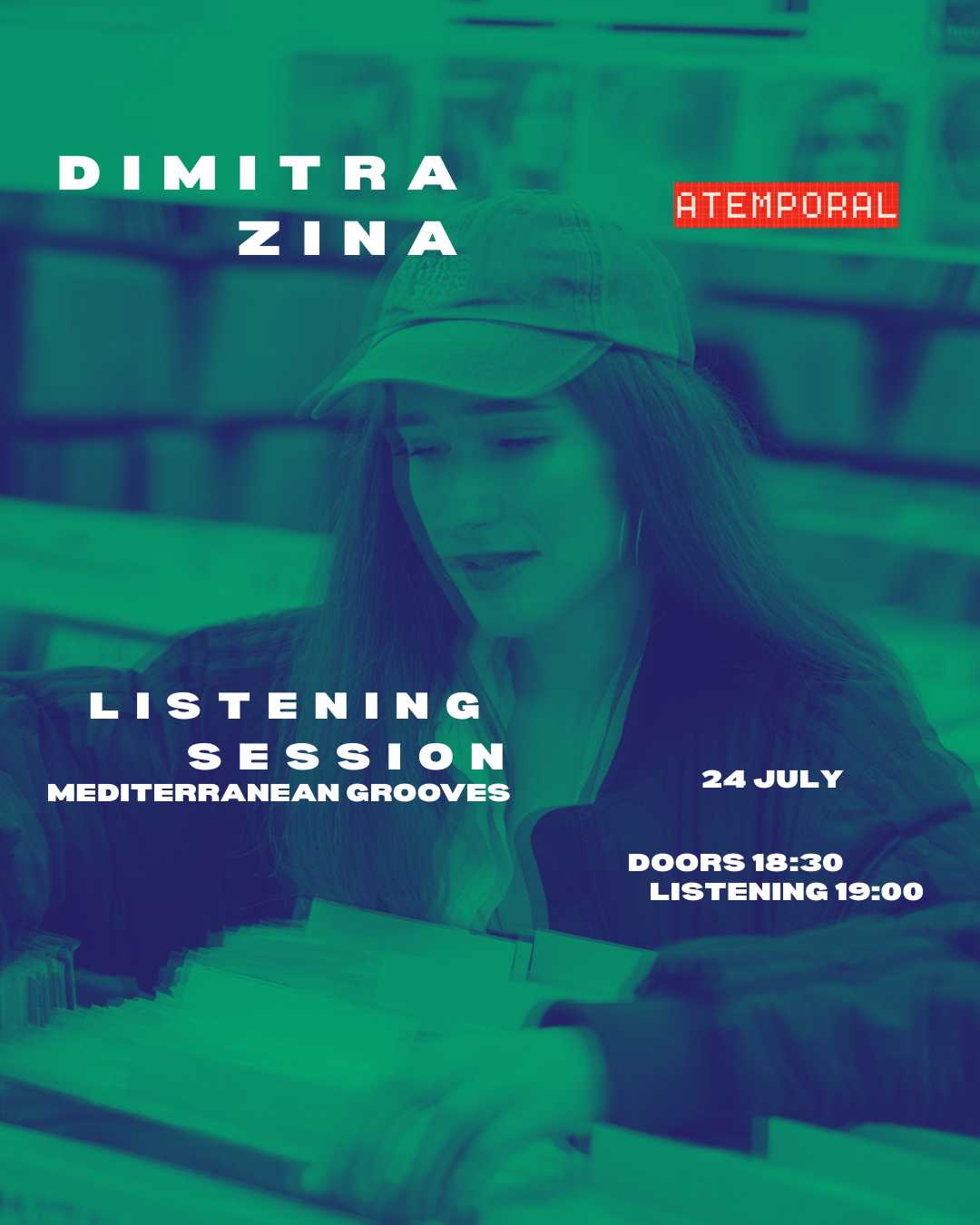 Mediterranean Grooves with Dimitra Zina event poster