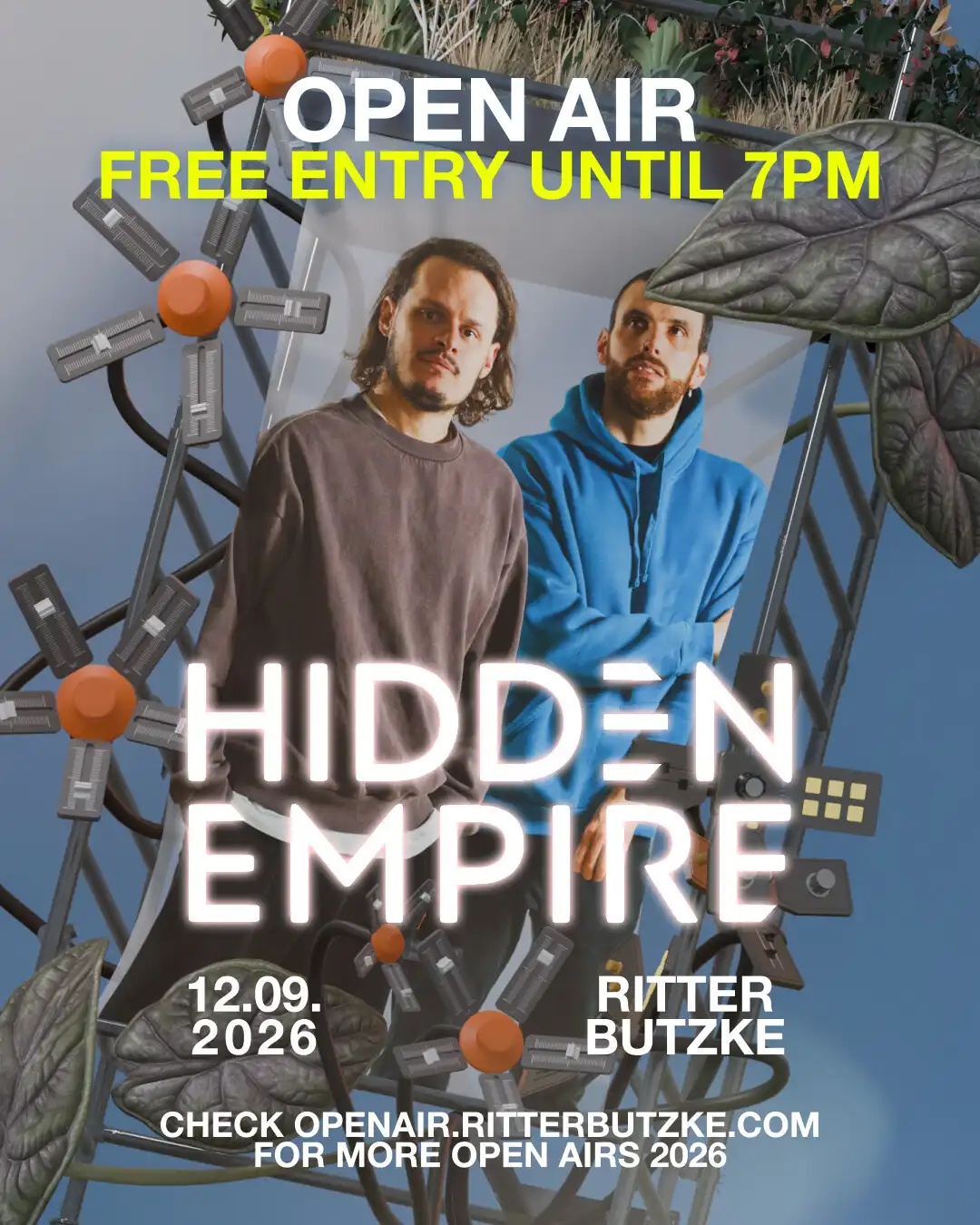 Hidden Empire (Open Air) - free entry until 7pm event poster