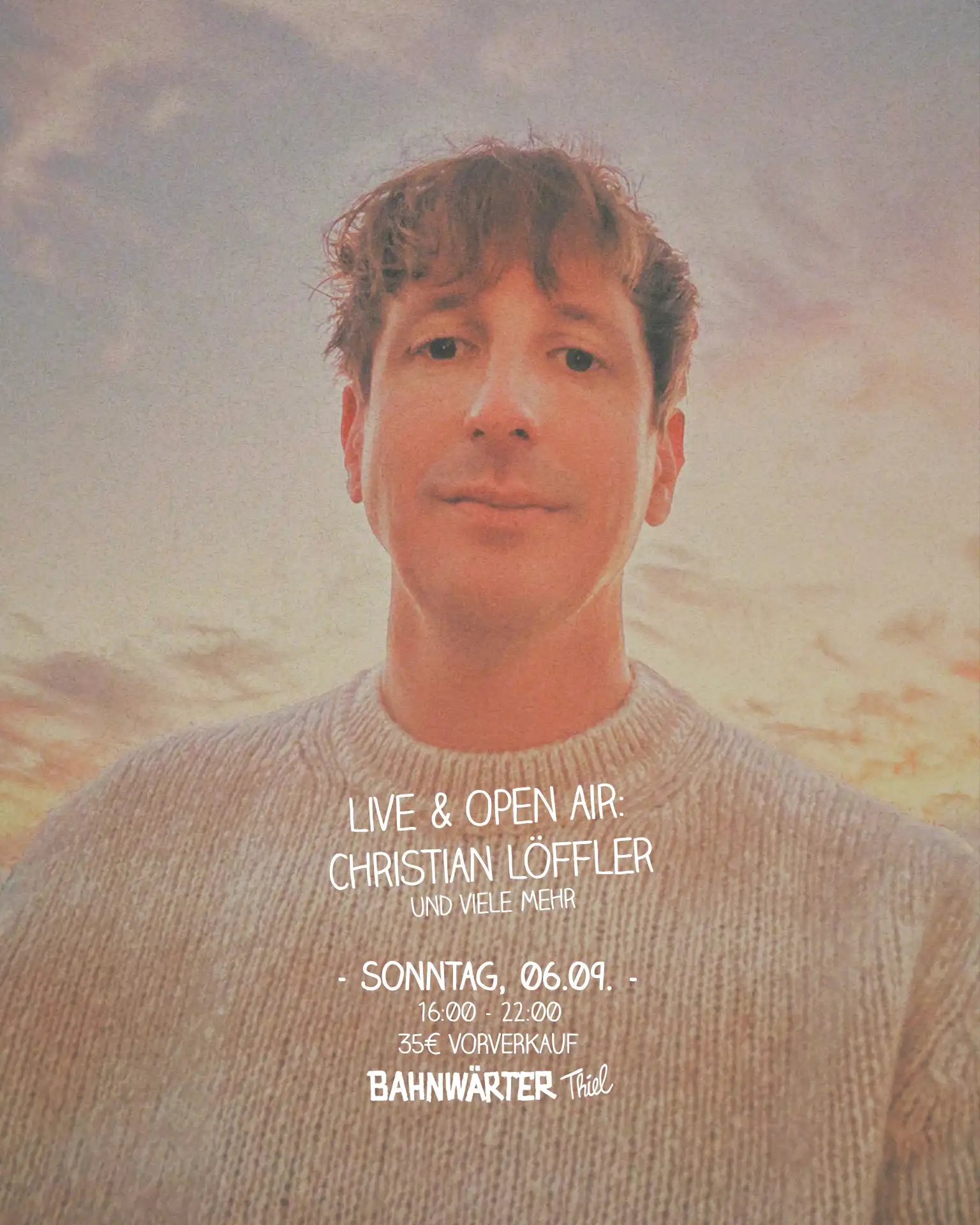 Bahnwärter Thiel Live & Open Air: Christian Löffler event poster