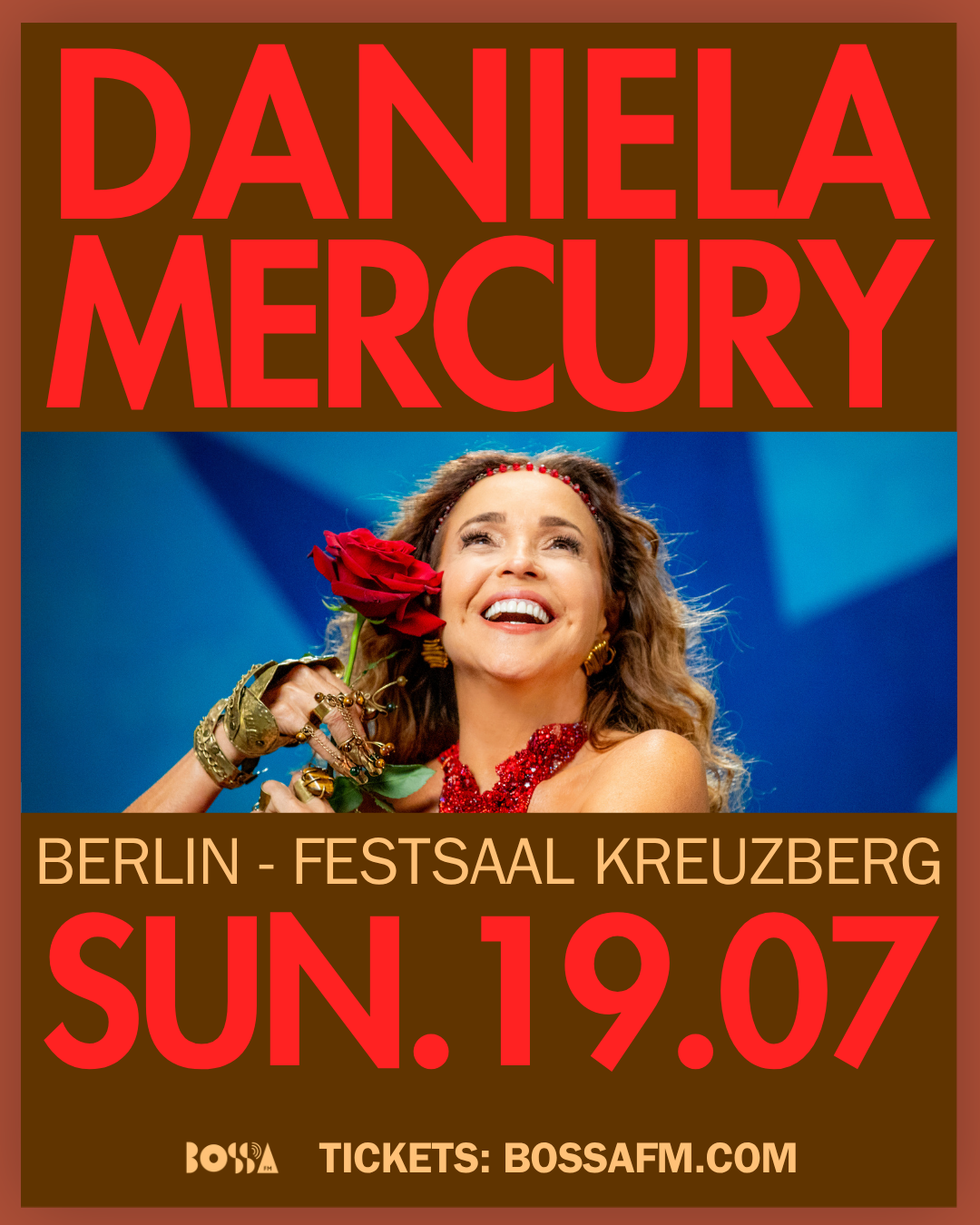 Daniela Mercury - Berlin event poster