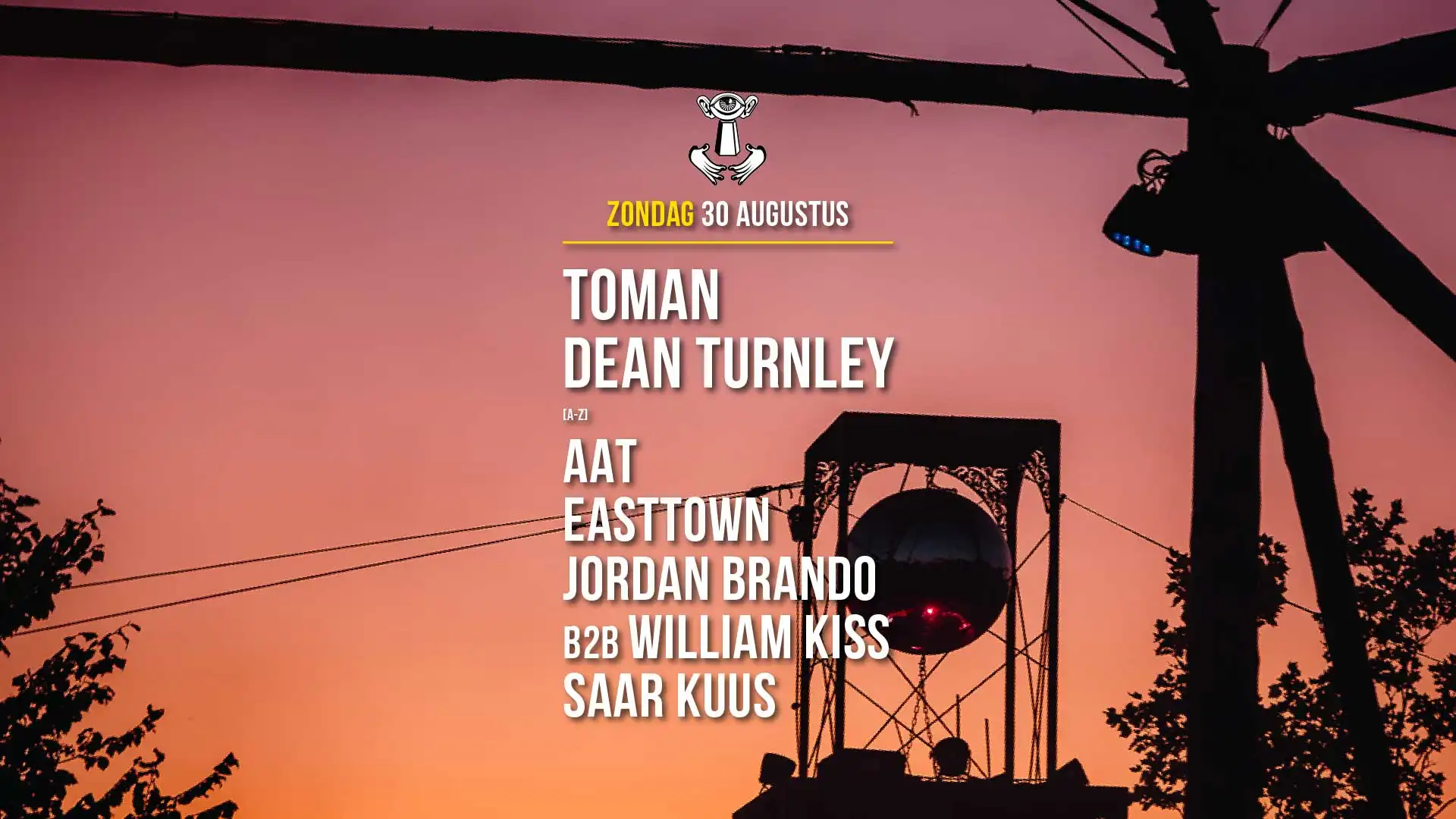30 AUG - Thuishaven with Toman / Dean Turnley / AAT event poster