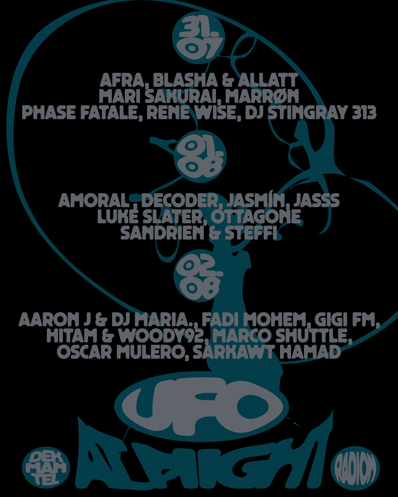 Dekmantel At Night - Friday event poster