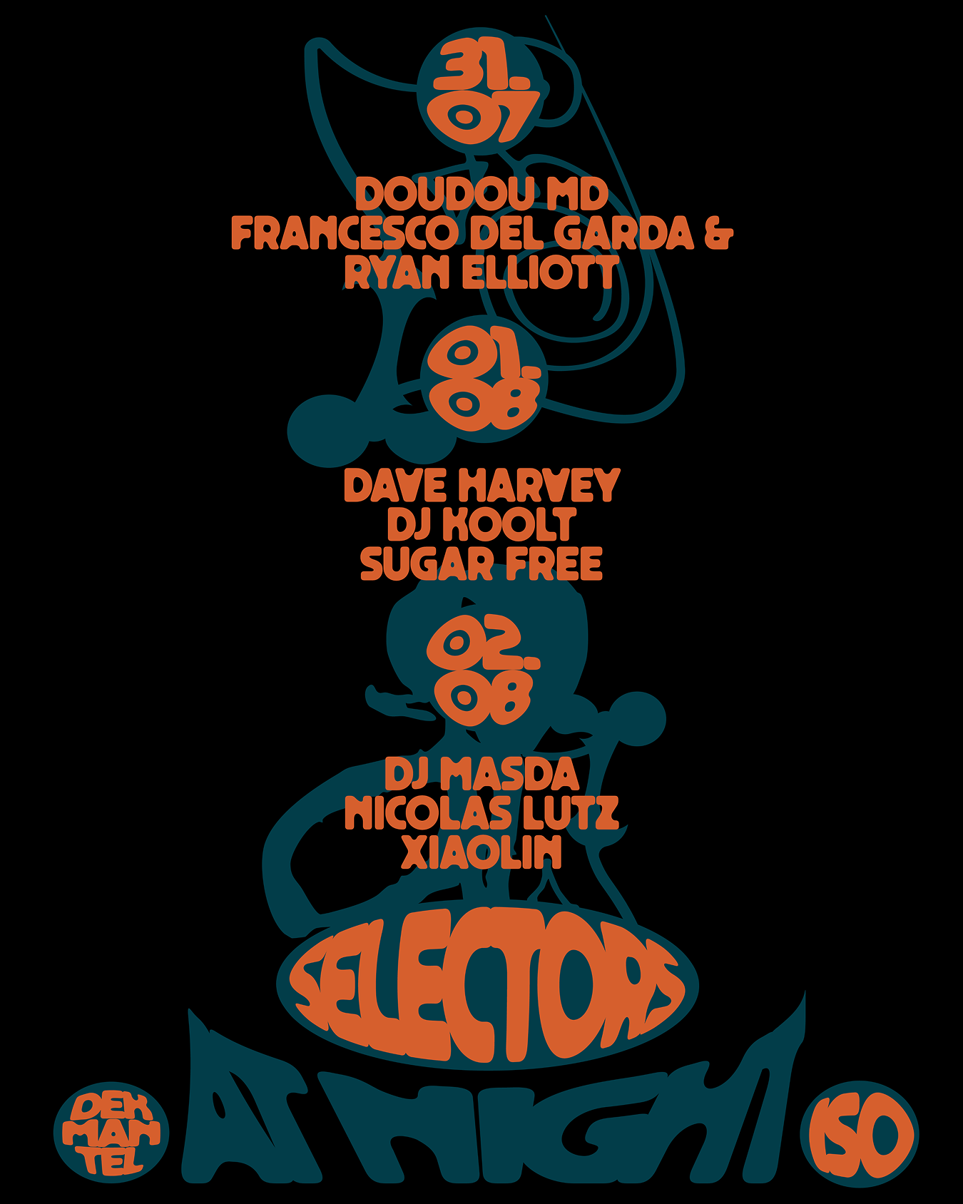 Dekmantel At Night - Saturday event poster