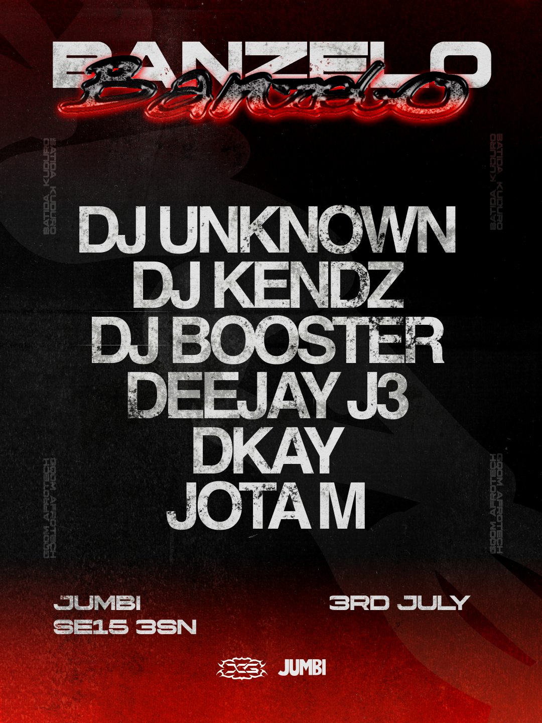 Jumbi Friday Dance: BANZELO event poster