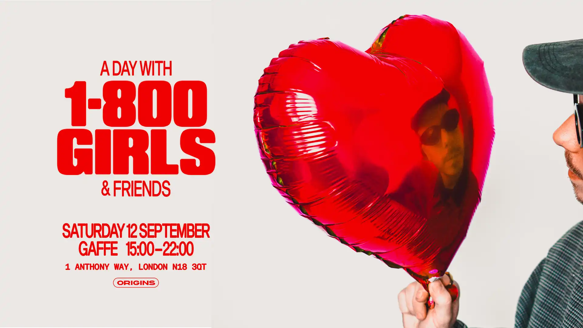 A day with 1-800 GIRLS & Friends event poster