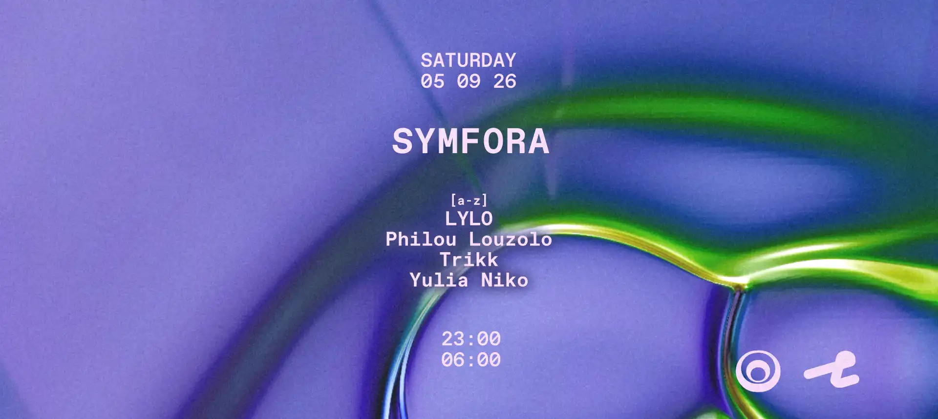 Symfora event poster