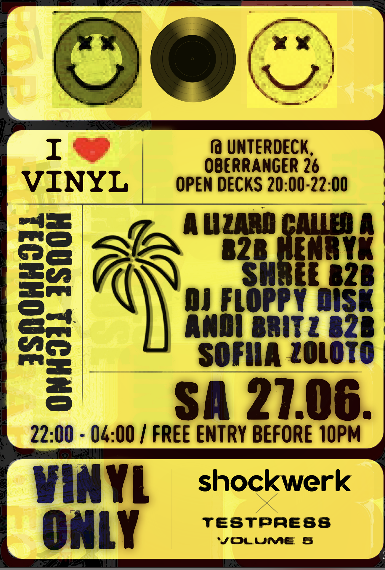 Testpress x shockwerk event poster