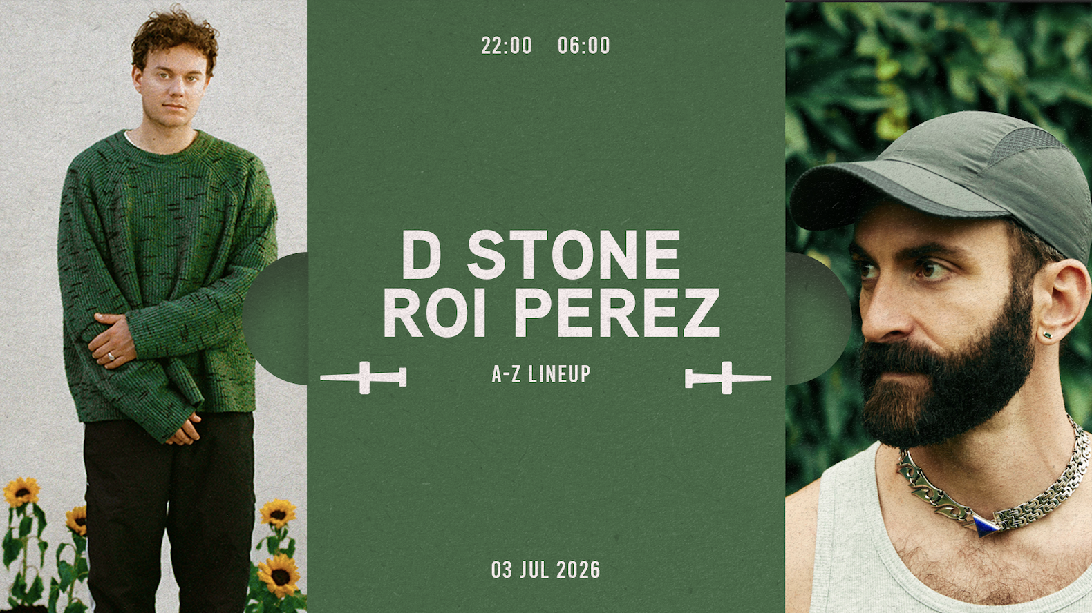D Stone, Make A Dance & Roi Perez event poster